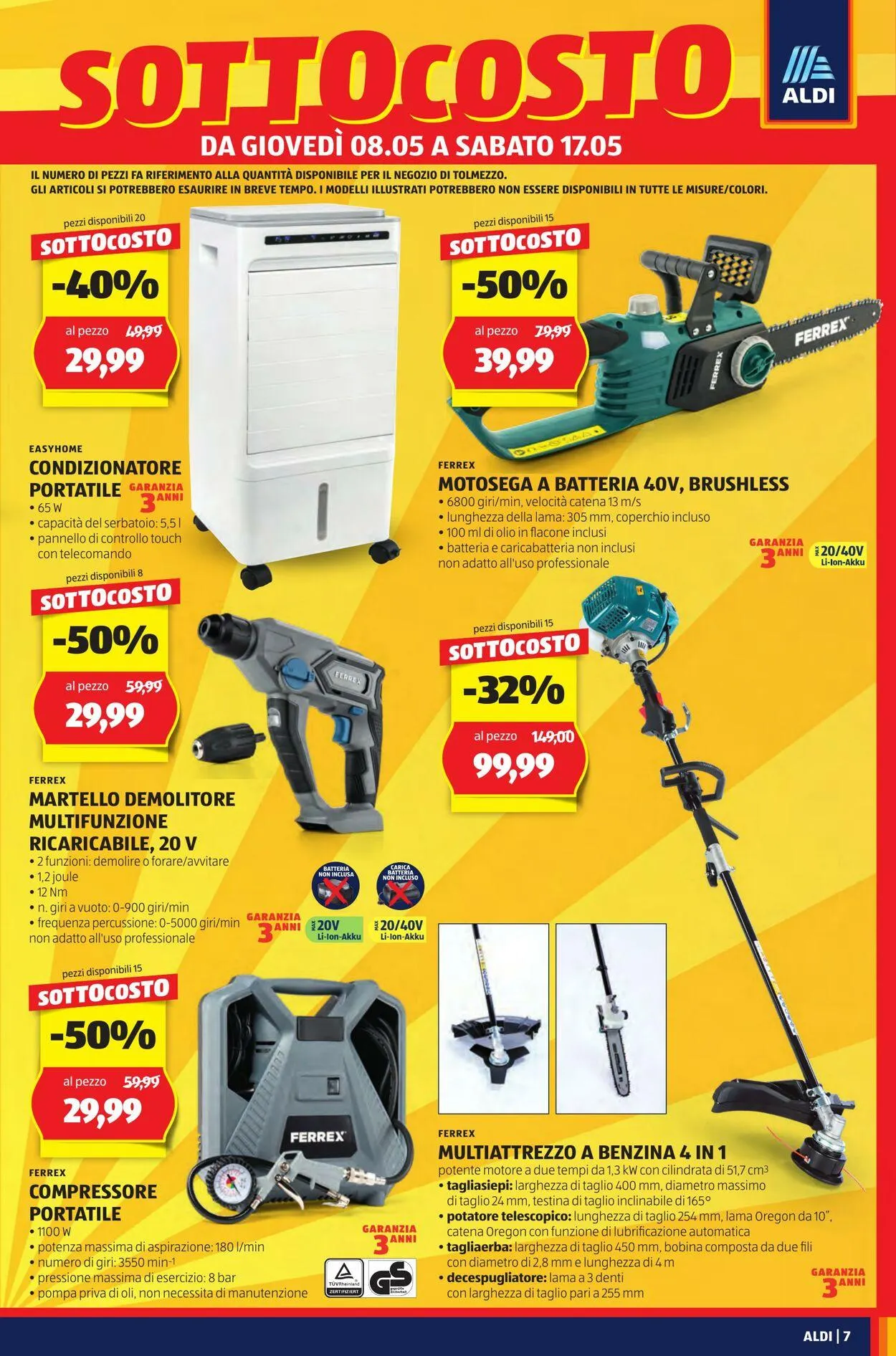 Aldi Volantino attuale da 4 maggio a 18 maggio di 2025 - Pagina del volantino 7