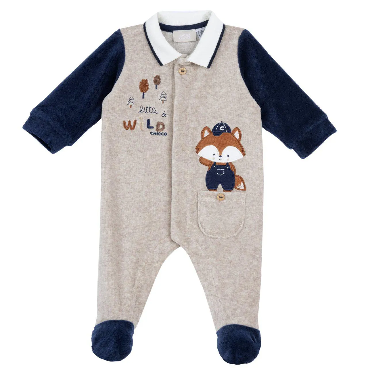 Tutina aperta davanti