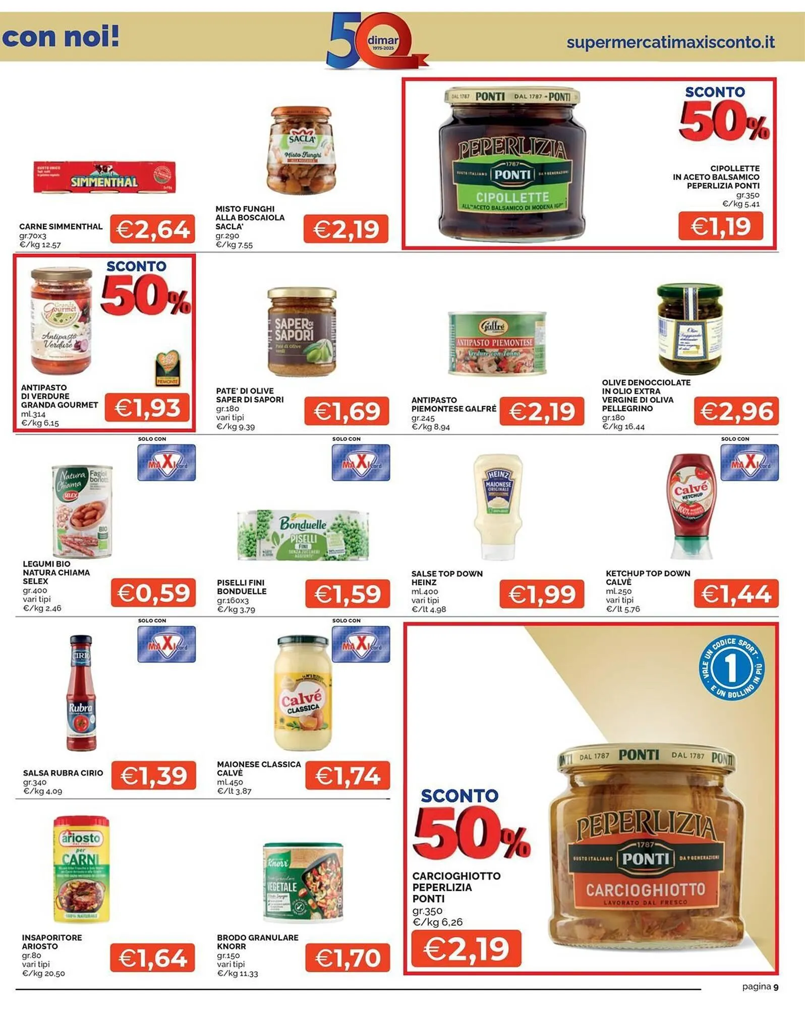 Volantino Maxisconto da 27 ottobre a 9 novembre di 2025 - Pagina del volantino 9