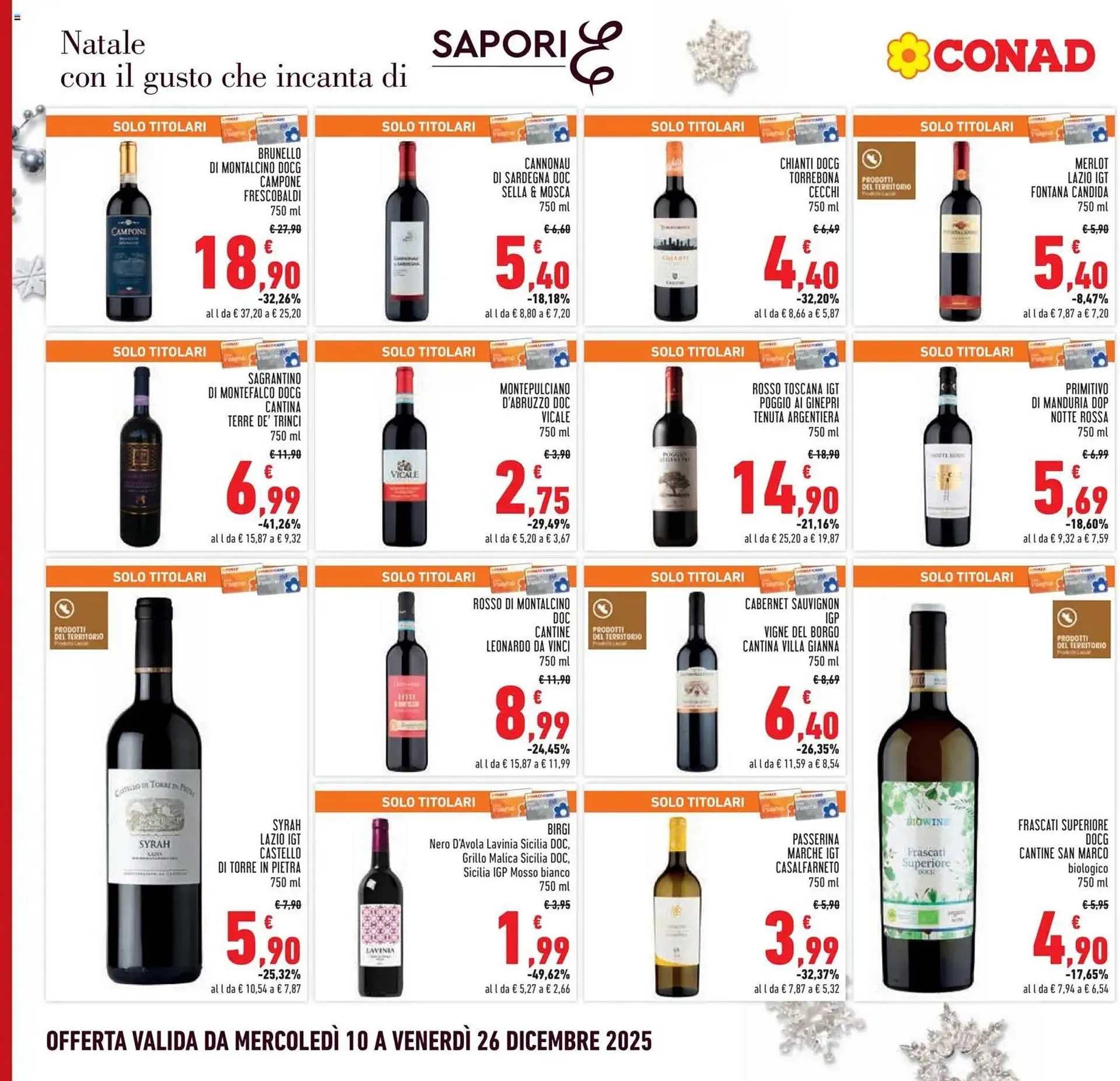 Volantino Conad da 10 dicembre a 26 dicembre di 2025 - Pagina del volantino 6