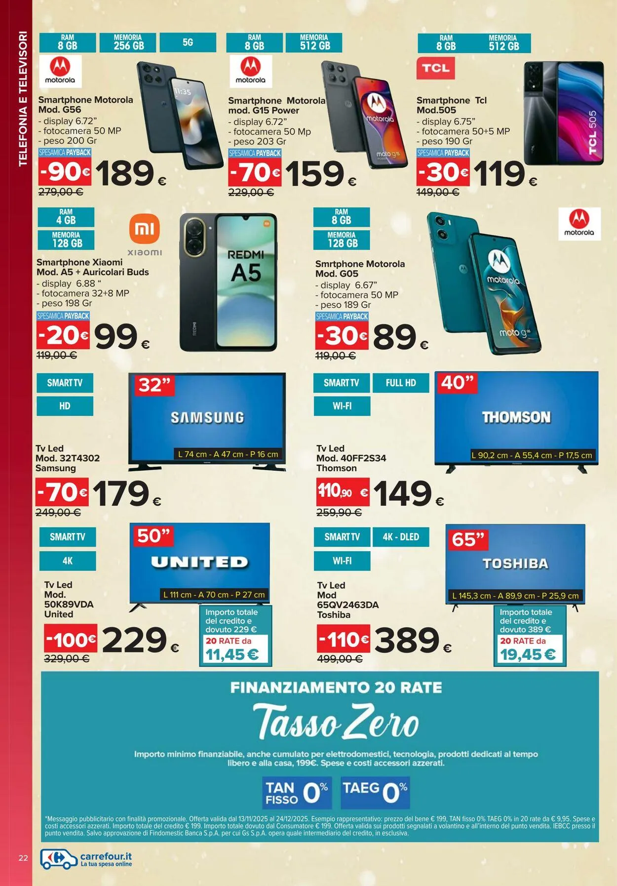 Carrefour Volantino attuale da 13 novembre a 24 dicembre di 2025 - Pagina del volantino 22