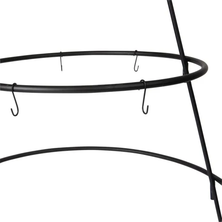 Abete in metallo nero