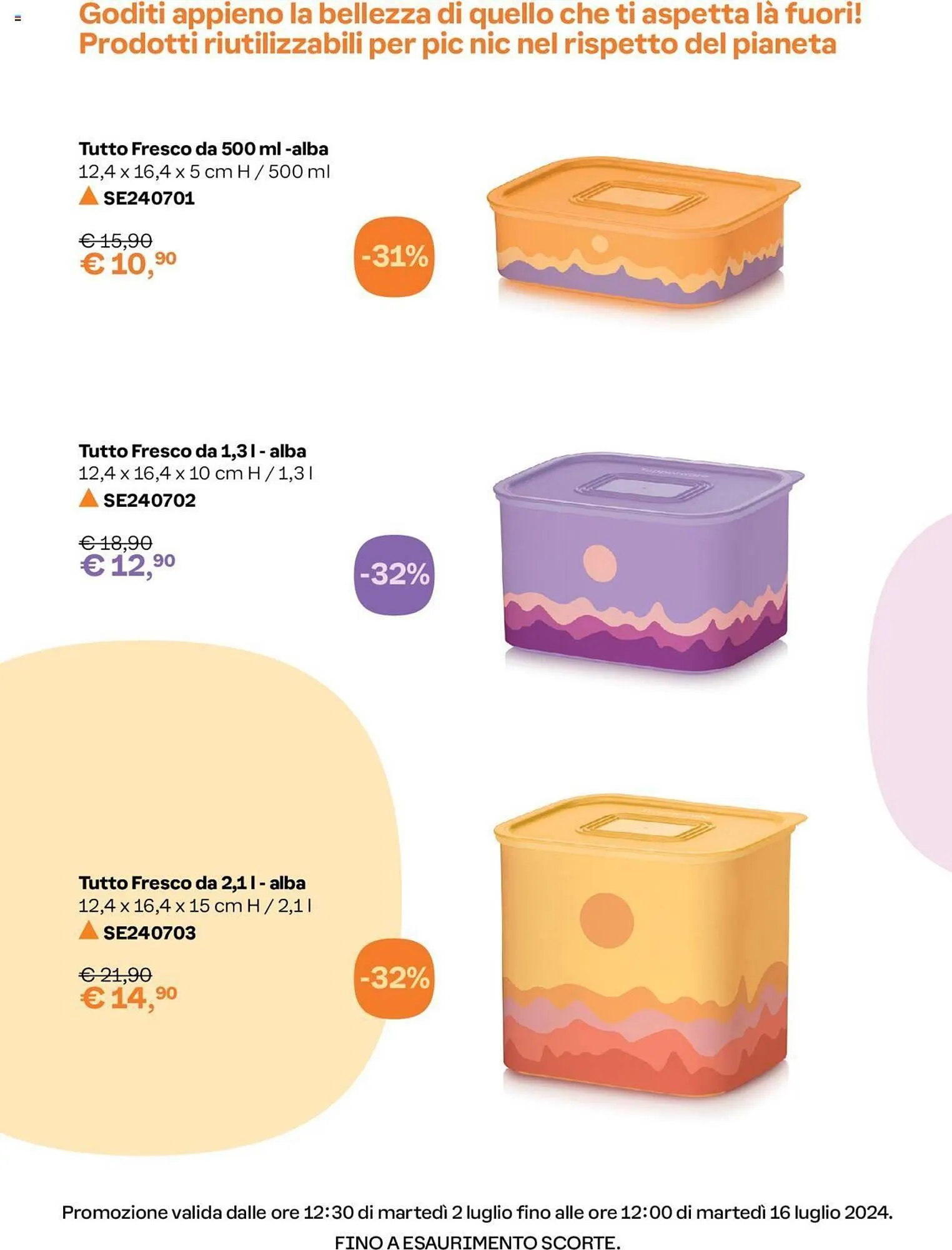 Volantino Tupperware da 2 luglio a 16 luglio di 2024 - Pagina del volantino 2