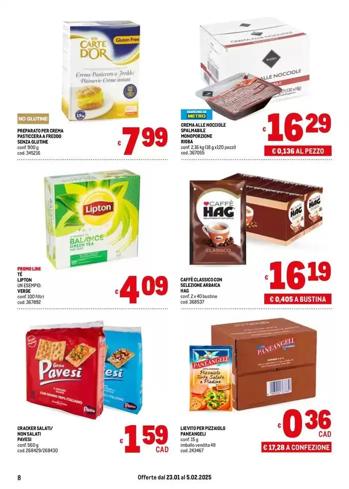 Offerte per te -Area 1 da 23 gennaio a 5 febbraio di 2025 - Pagina del volantino 8
