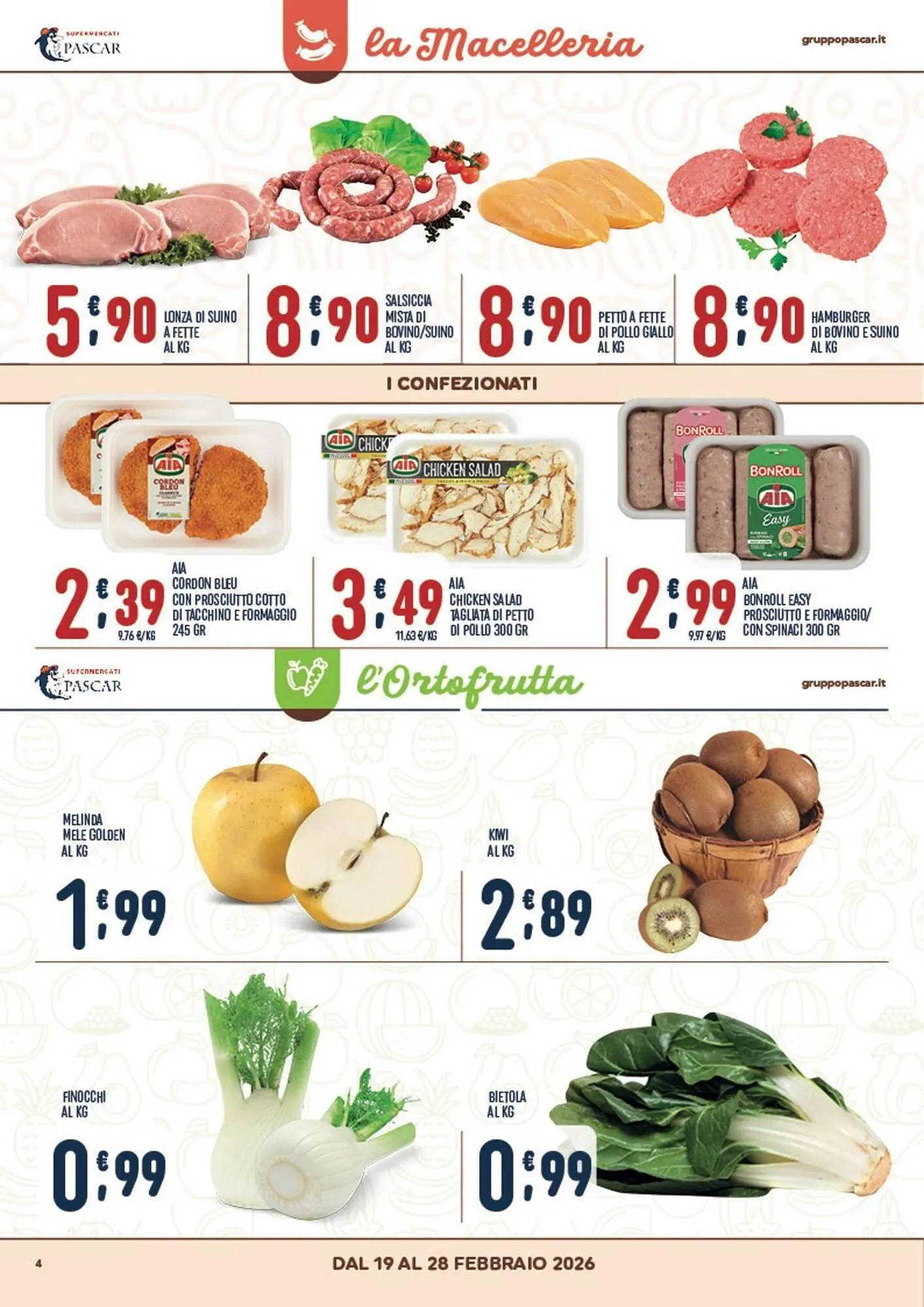 Volantino Gruppo Pascar da 19 febbraio a 28 febbraio di 2026 - Pagina del volantino 4