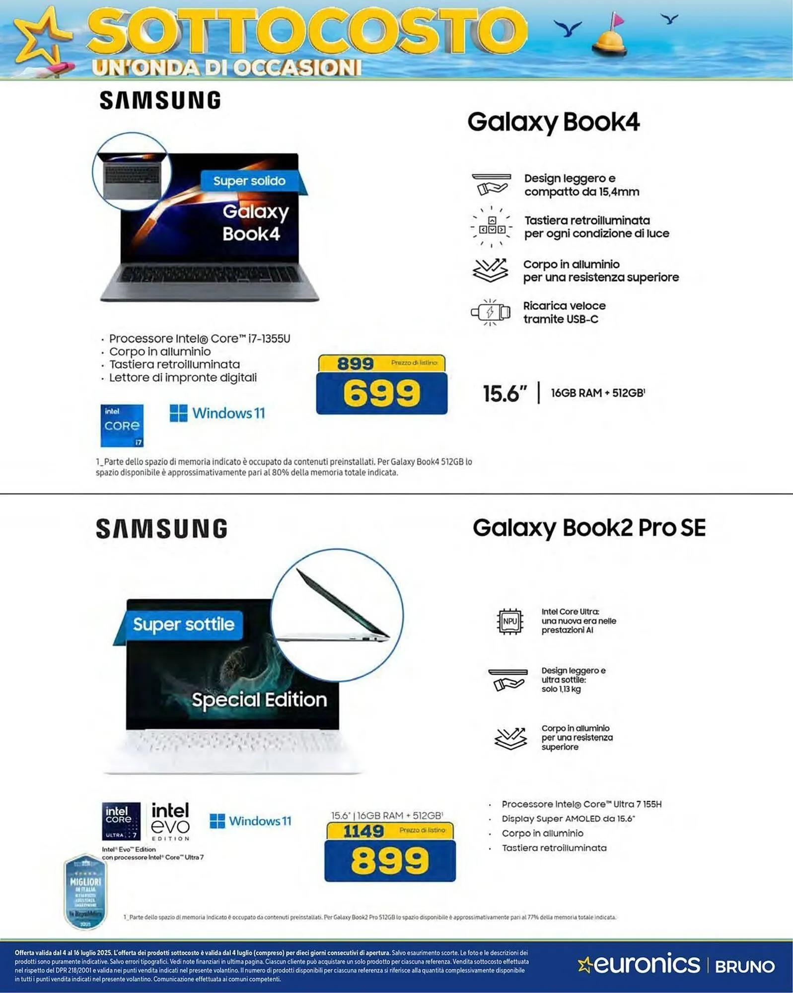 Volantino Euronics da 4 luglio a 16 luglio di 2025 - Pagina del volantino 47