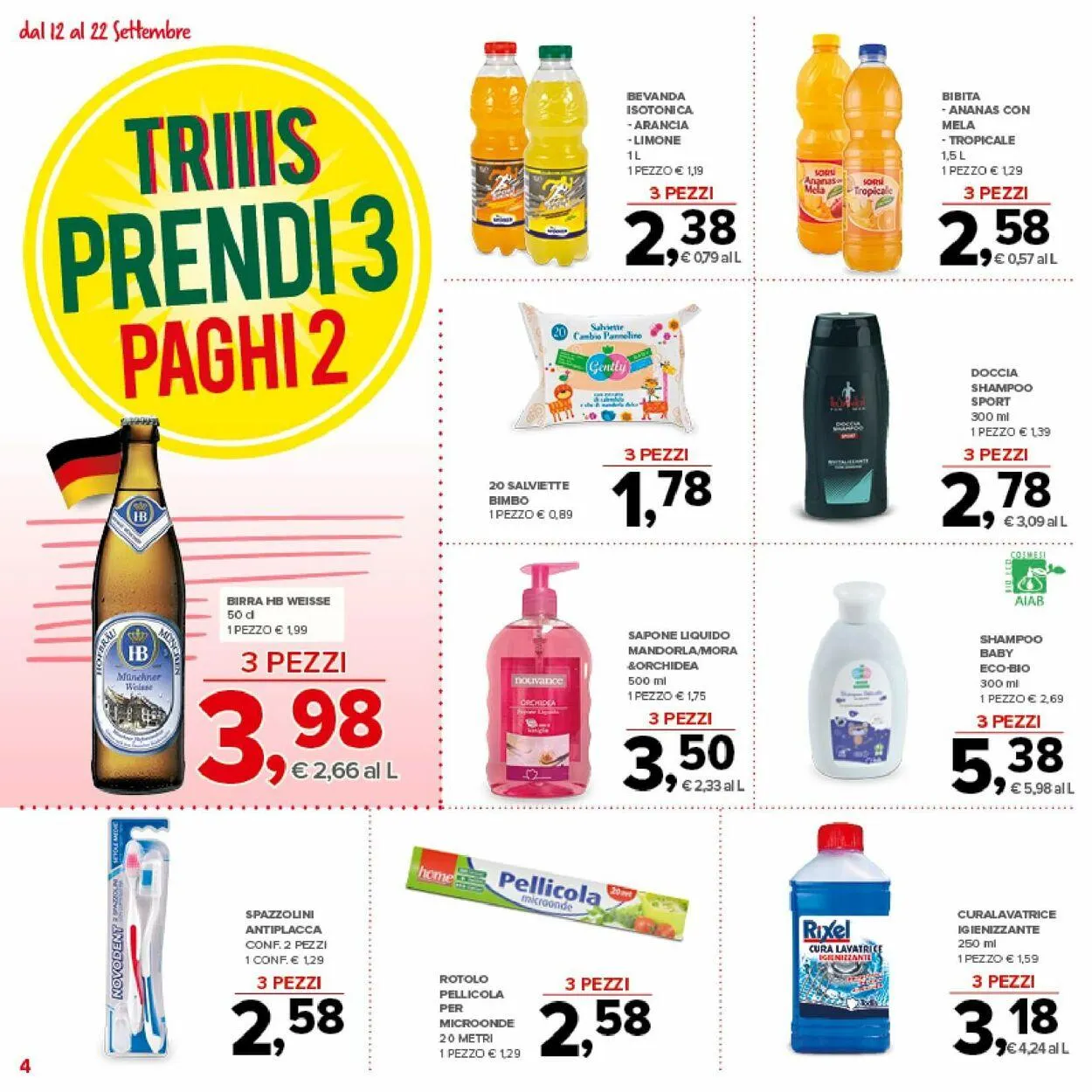 Todis Volantino attuale da 2 ottobre a 16 ottobre di 2024 - Pagina del volantino 4