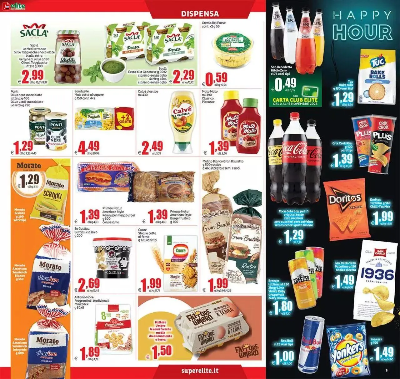 Volantino Elite Supermercati da 2 novembre a 12 novembre di 2023 - Pagina del volantino 3