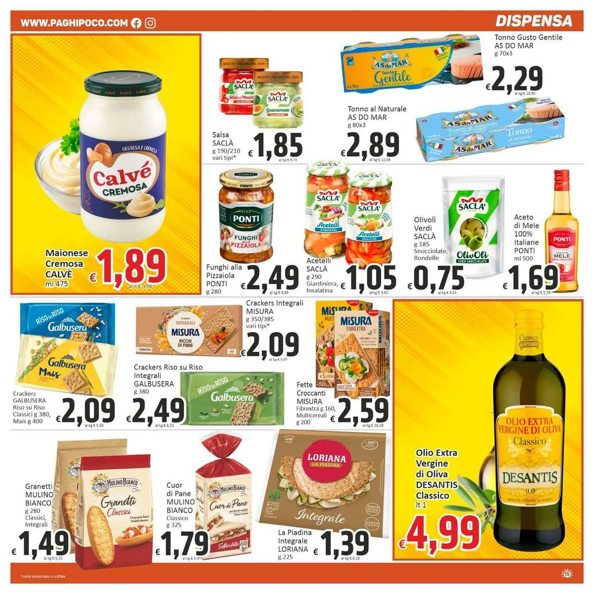 Volantino Paghi Poco da 21 ottobre a 30 ottobre di 2025 - Pagina del volantino 15