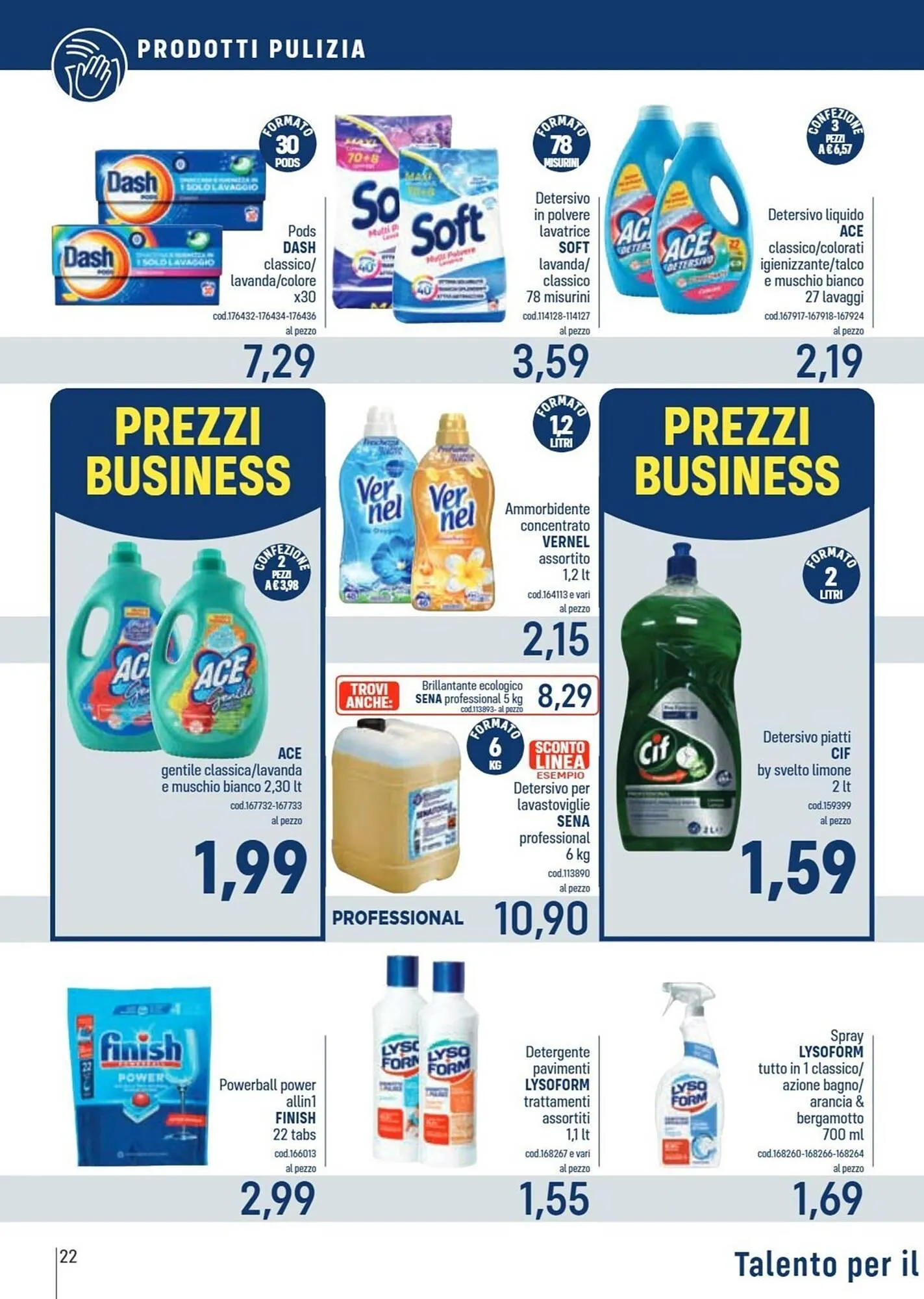 Volantino Talento Professional Store da 30 giugno a 13 luglio di 2025 - Pagina del volantino 22