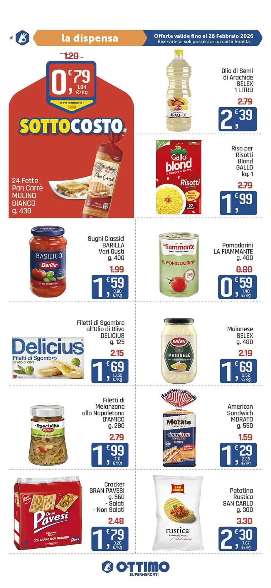 Volantino Ottimo Market da 19 febbraio a 28 febbraio di 2026 - Pagina del volantino 10