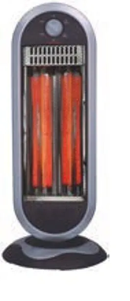 Stufa a torre con 2 elementi al carbonio 2 livelli di potenza 450/900 w