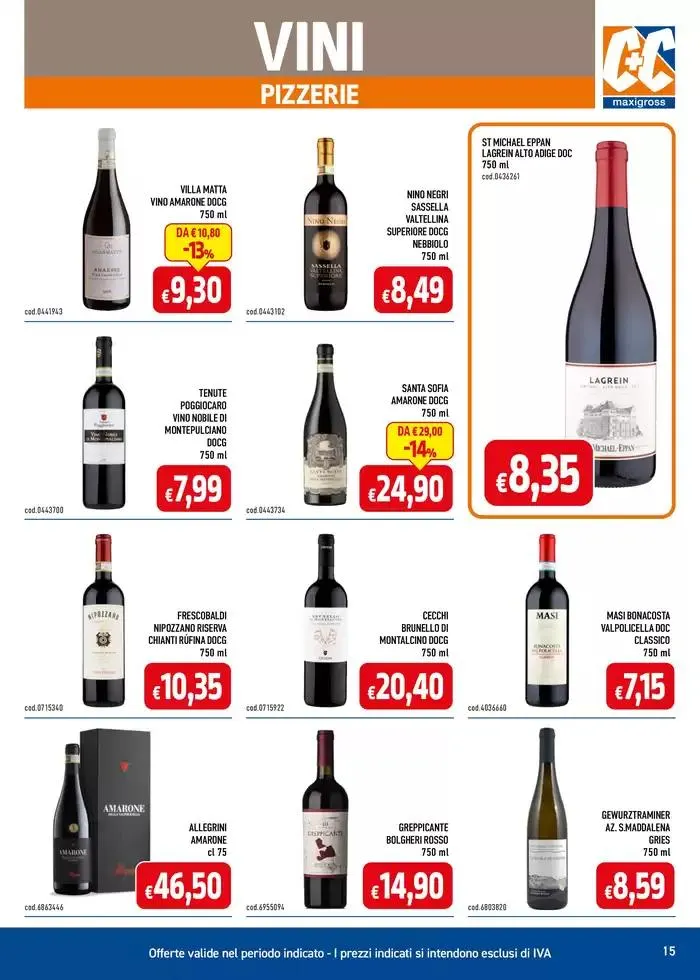  Professional ristoranti, bar, comunità, hotel da 3 gennaio a 26 gennaio di 2025 - Pagina del volantino 15