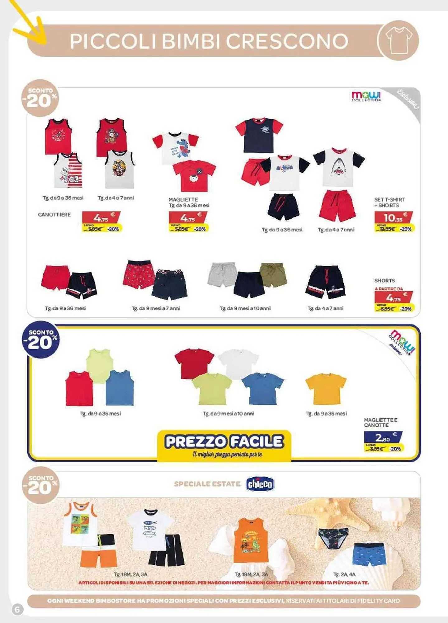 Volantino Bimbo Store da 29 maggio a 25 giugno di 2025 - Pagina del volantino 6