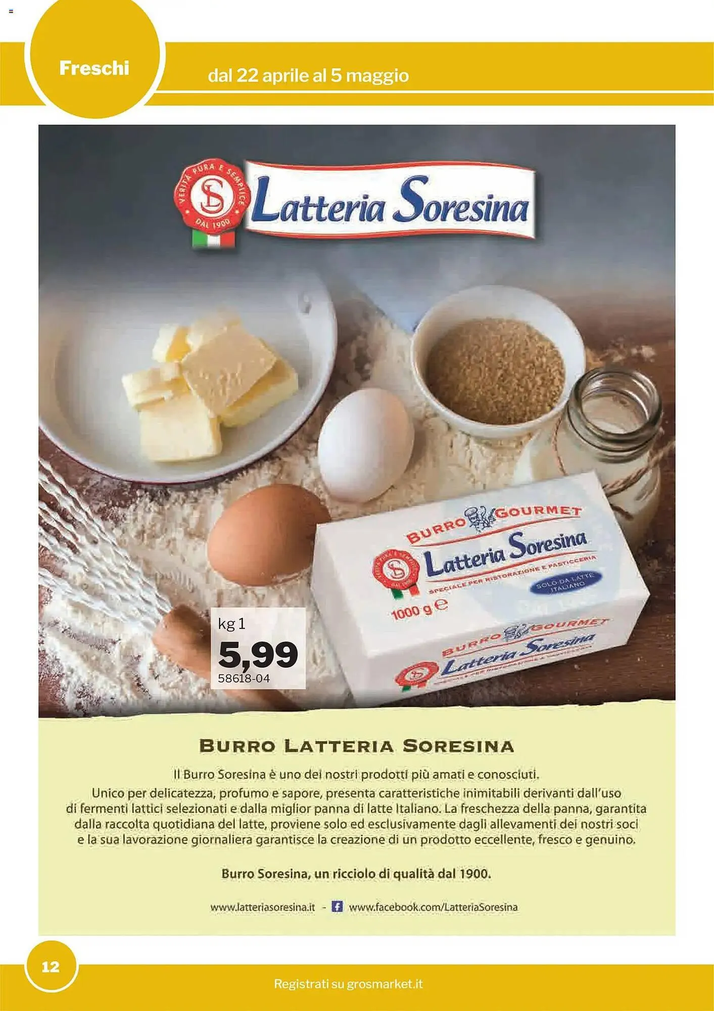 Volantino GrosMarket da 22 aprile a 5 maggio di 2026 - Pagina del volantino 12