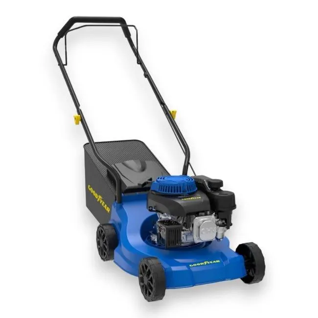 Tosaerba a scoppio benzina 800 ml in acciaio per giardino