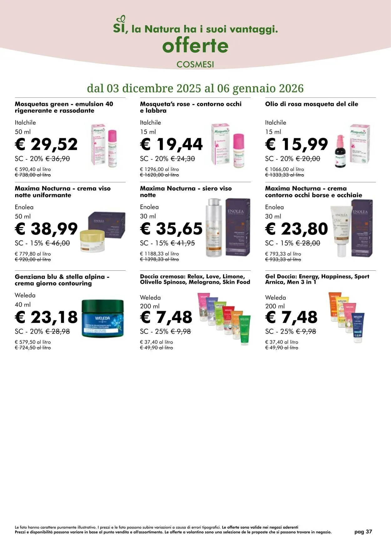 Natura Sì Volantino attuale da 29 gennaio a 12 febbraio di 2026 - Pagina del volantino 37