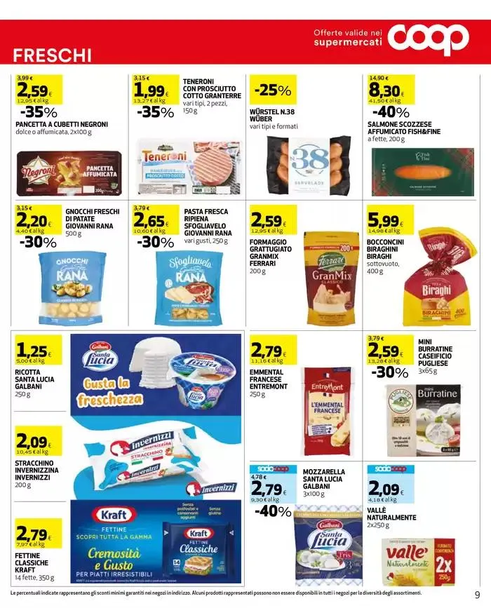 -25% su prodotti della linea da 27 marzo a 9 aprile di 2025 - Pagina del volantino 9