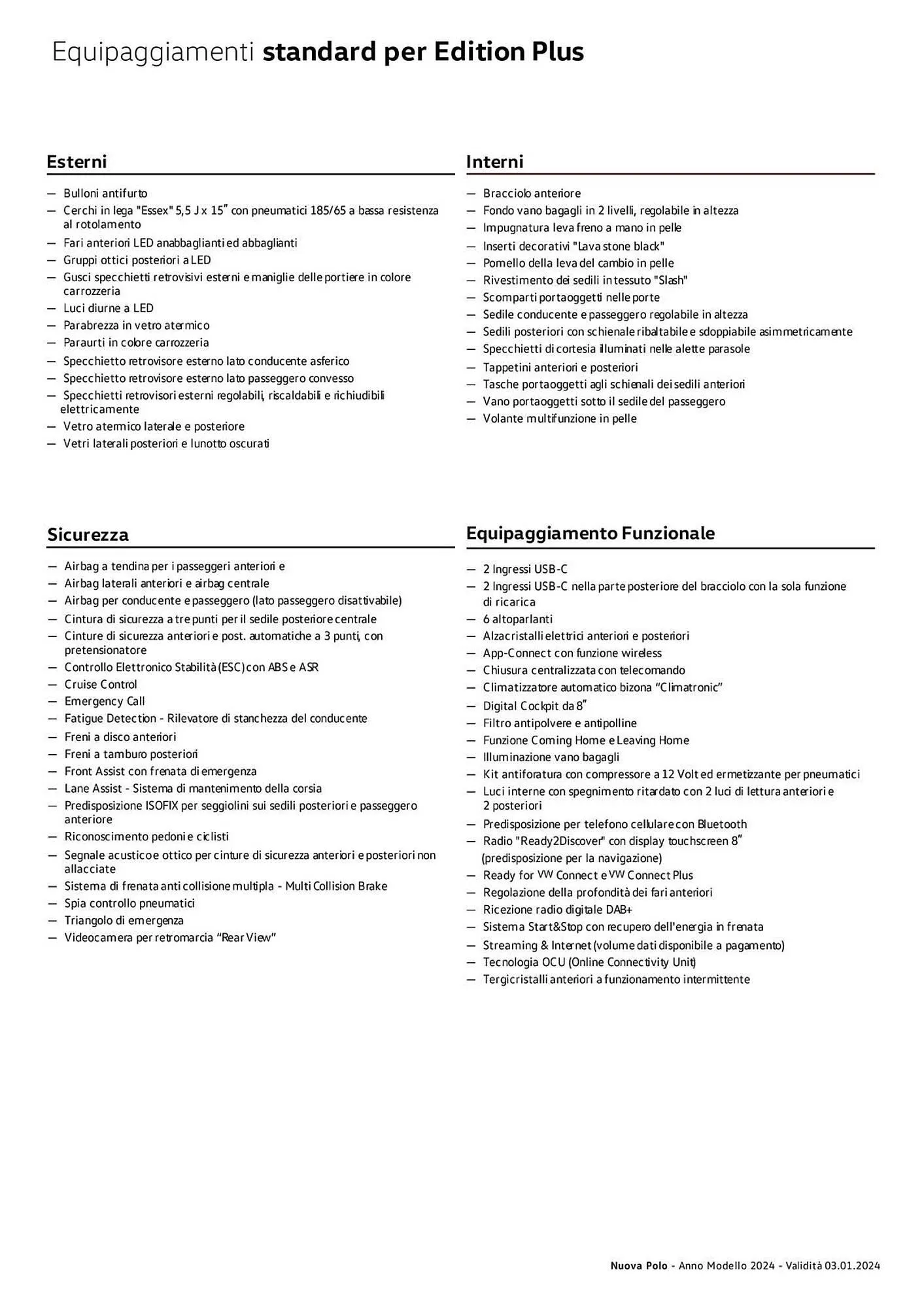 Volantino Volkswagen da 6 febbraio a 31 dicembre di 2024 - Pagina del volantino 27