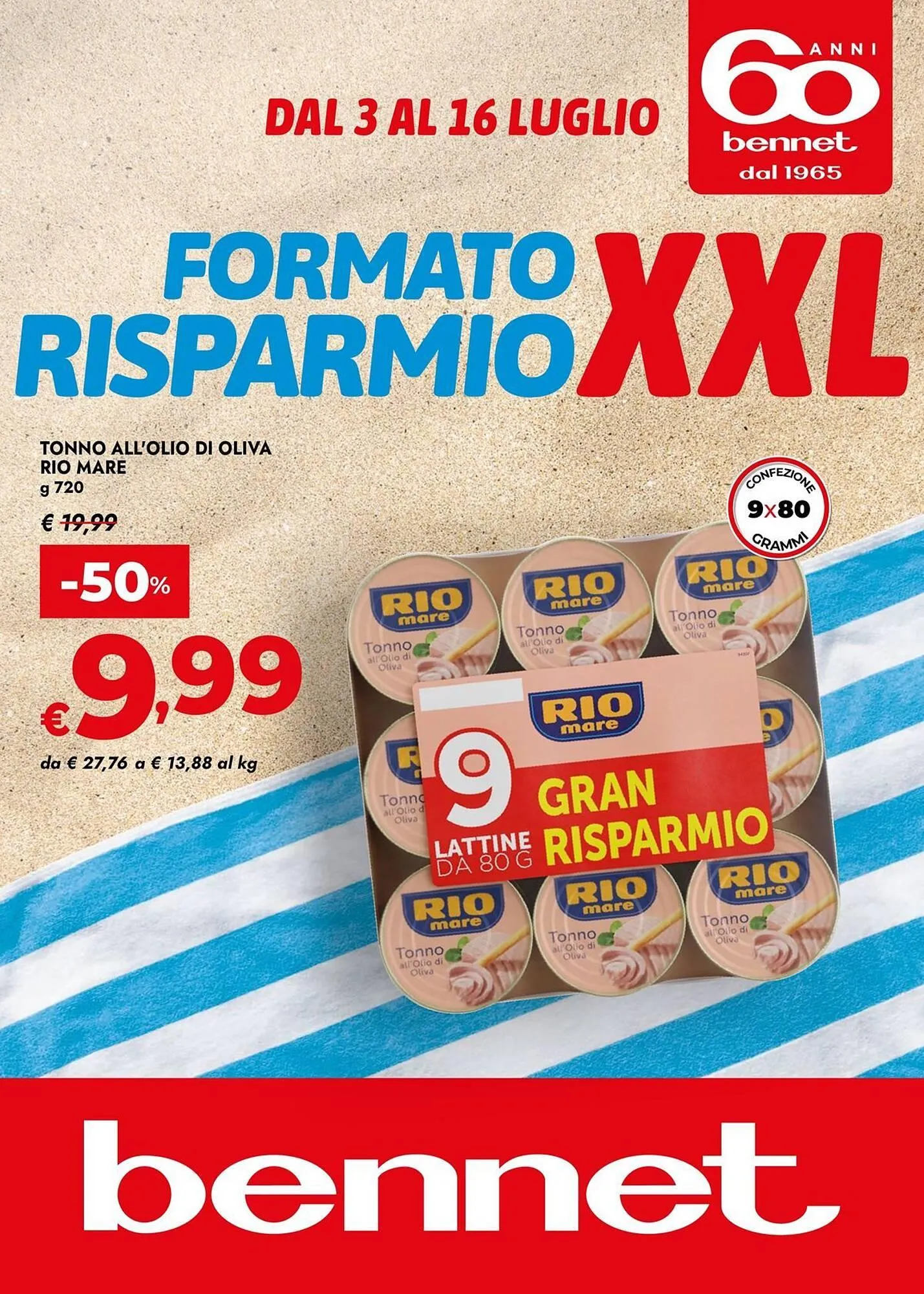 Volantino Bennet da 3 luglio a 16 luglio di 2025 - Pagina del volantino 1