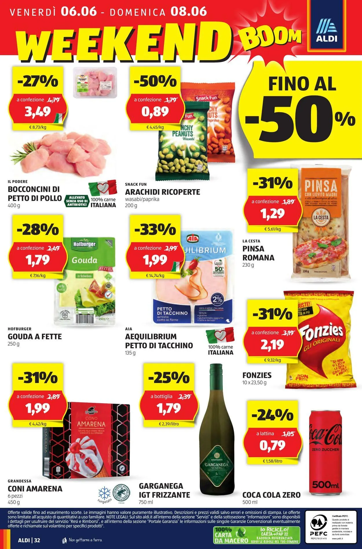 Aldi Volantino attuale da 2 giugno a 8 giugno di 2025 - Pagina del volantino 32