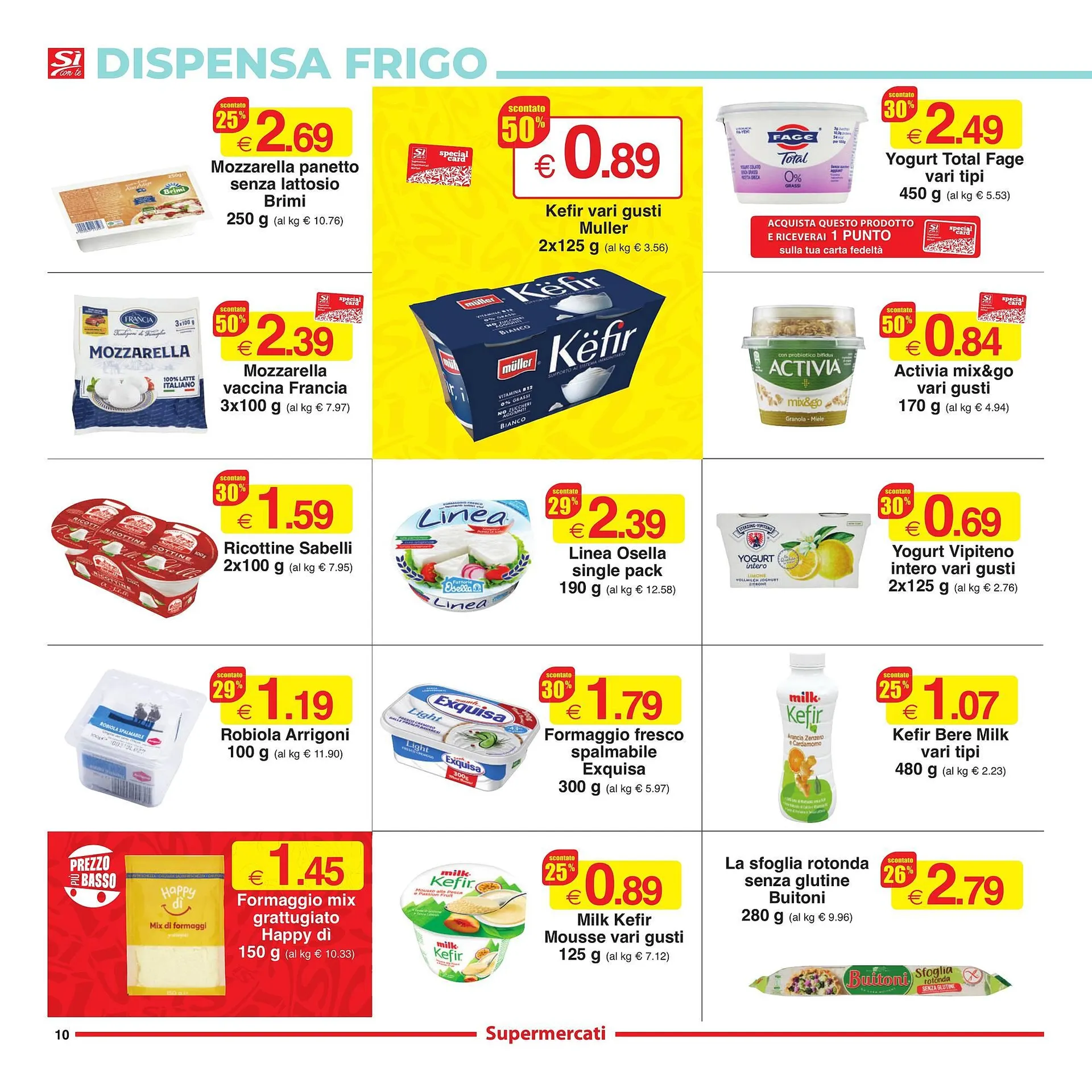 Volantino Sì con te da 3 luglio a 16 luglio di 2025 - Pagina del volantino 10