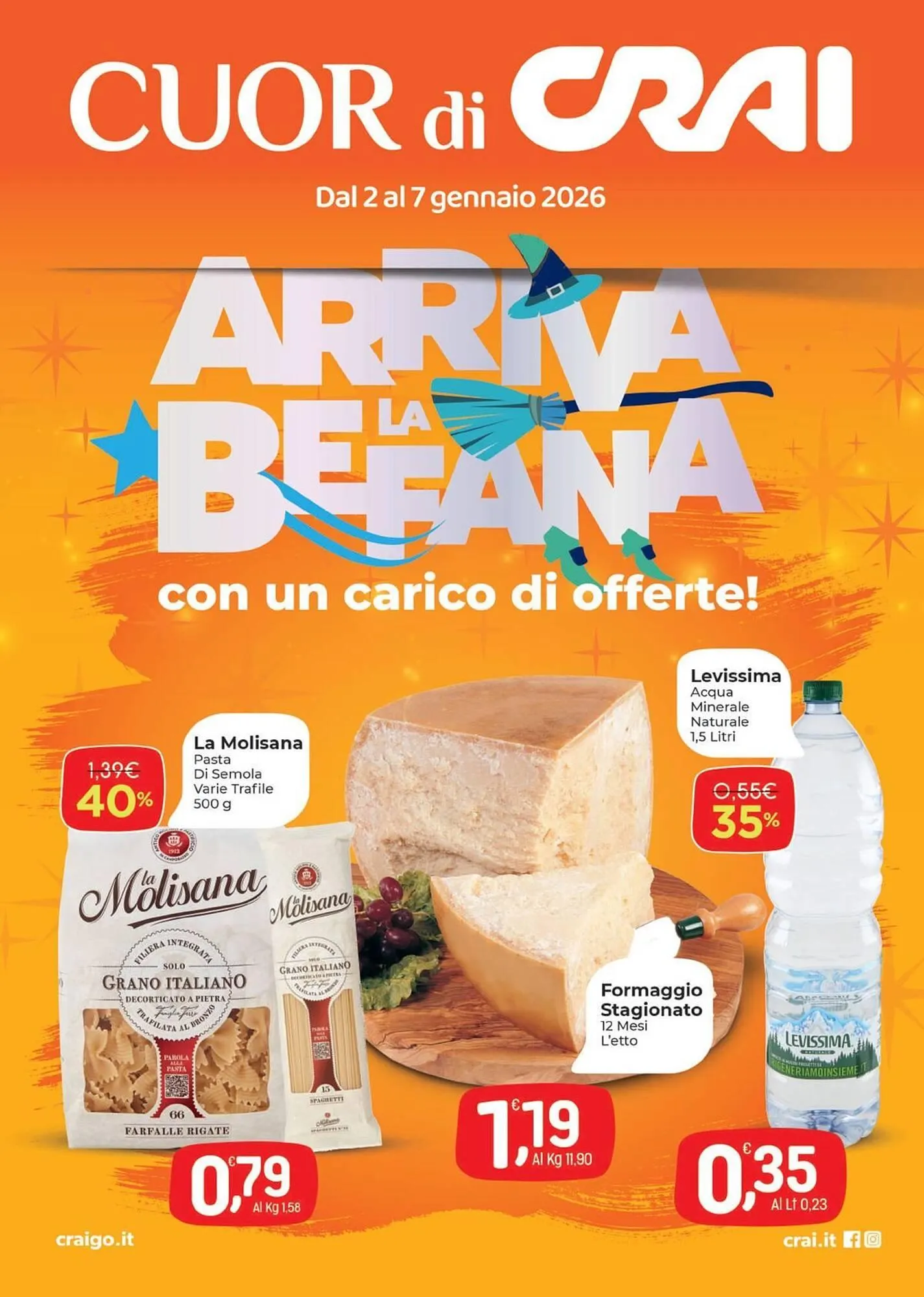Volantino Crai da 2 gennaio a 7 gennaio di 2026 - Pagina del volantino 1