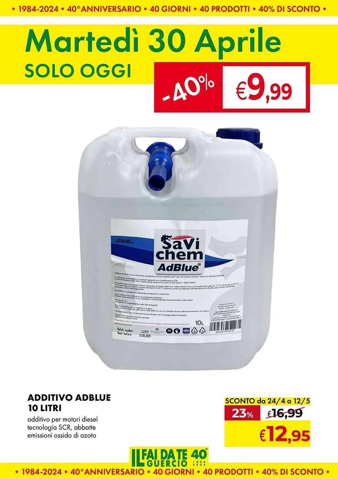 Volantino Il Fai Da Te Guercio da 25 aprile a 12 maggio di 2024 - Pagina del volantino 7