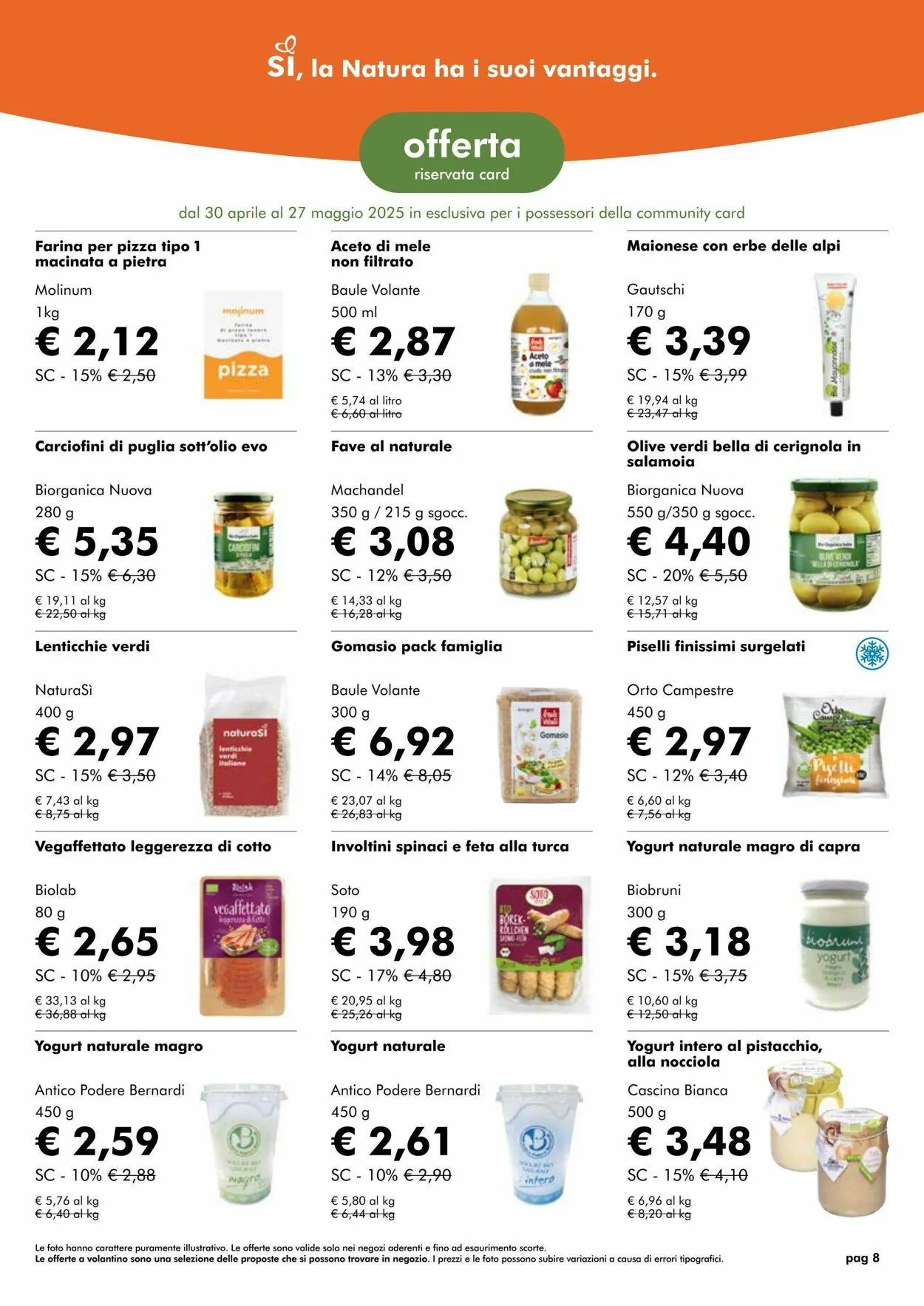 Natura Sì Volantino attuale da 24 giugno a 8 luglio di 2025 - Pagina del volantino 8