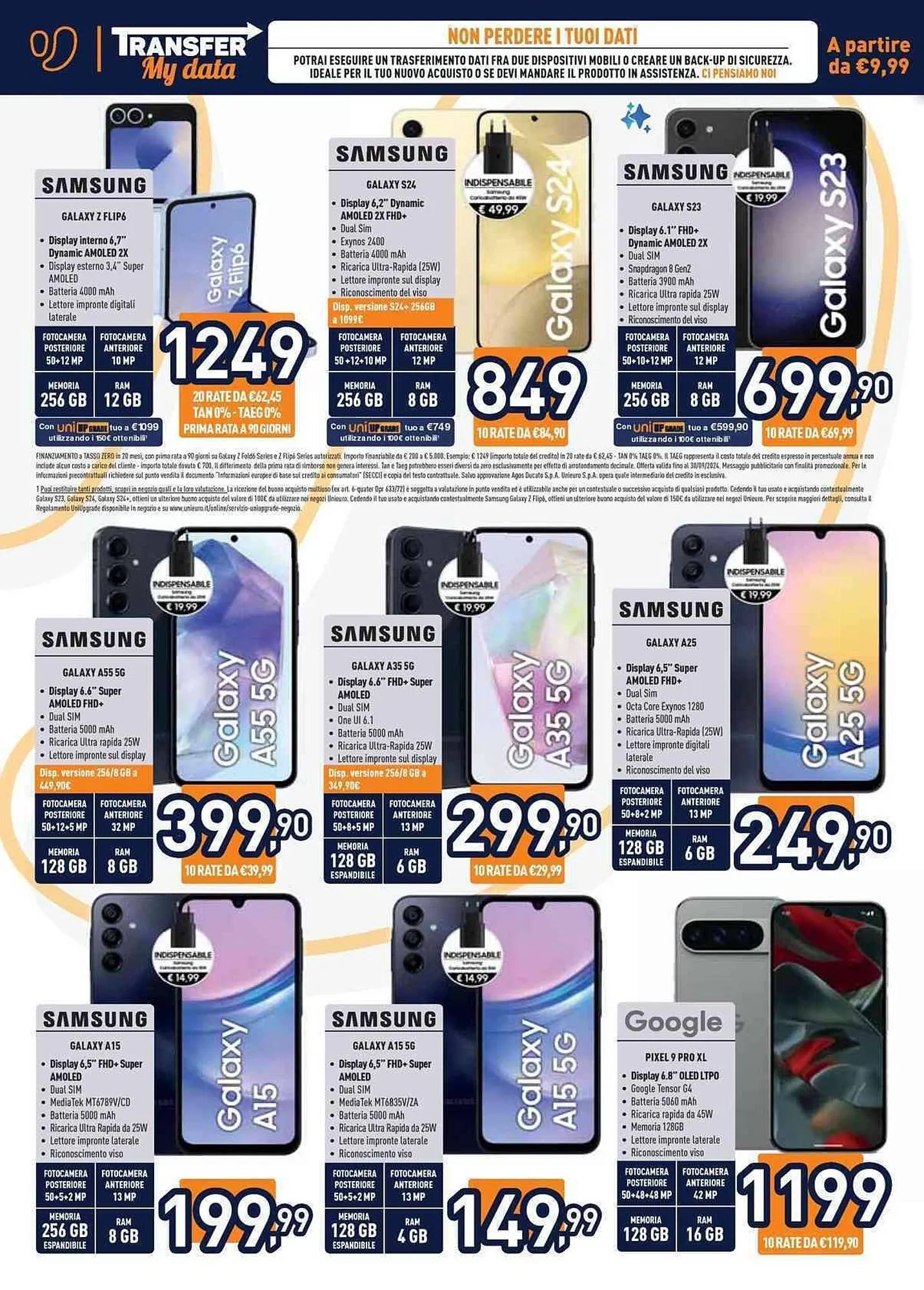 Volantino Unieuro da 20 settembre a 3 ottobre di 2024 - Pagina del volantino 30