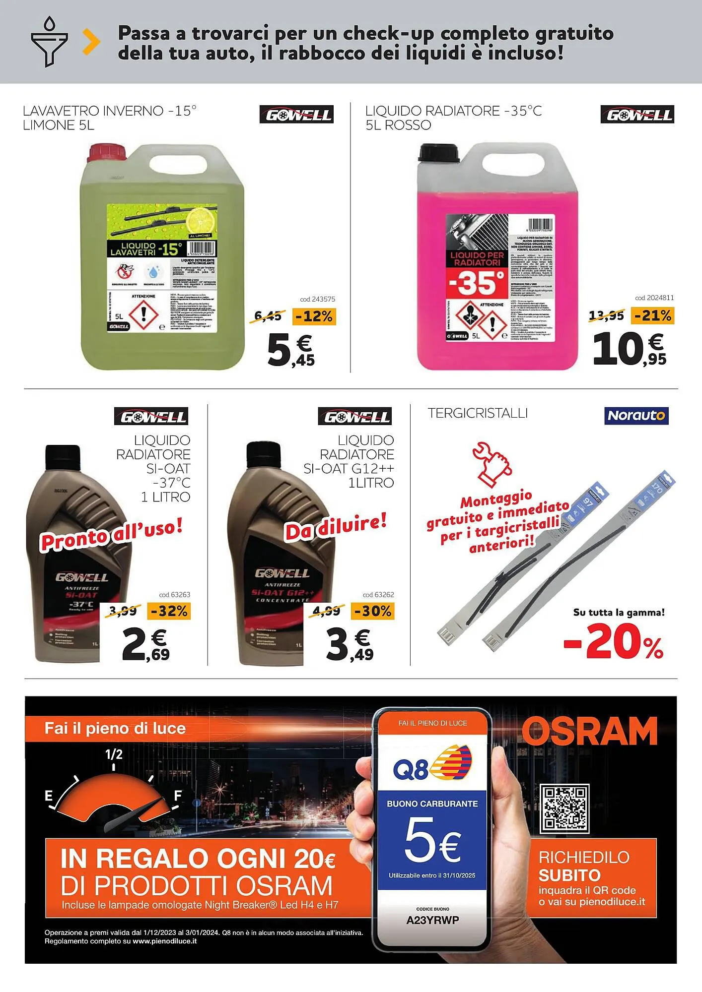 Volantino Norauto da 1 dicembre a 3 gennaio di 2024 - Pagina del volantino 15