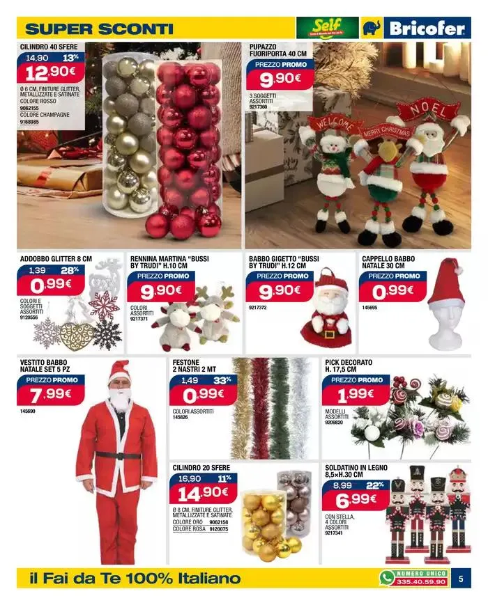 Abbiamo ribassato i prezzi di 5000 prodotti fino al 25% da 26 novembre a 8 dicembre di 2024 - Pagina del volantino 5