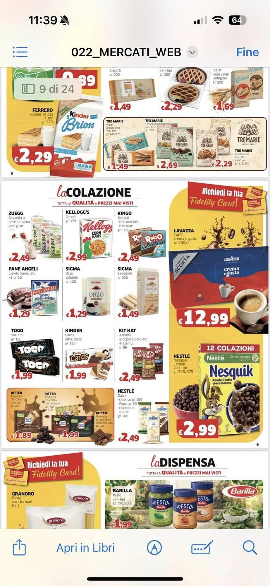 Volantino Mercati Alimentari da 25 settembre a 8 ottobre di 2025 - Pagina del volantino 9