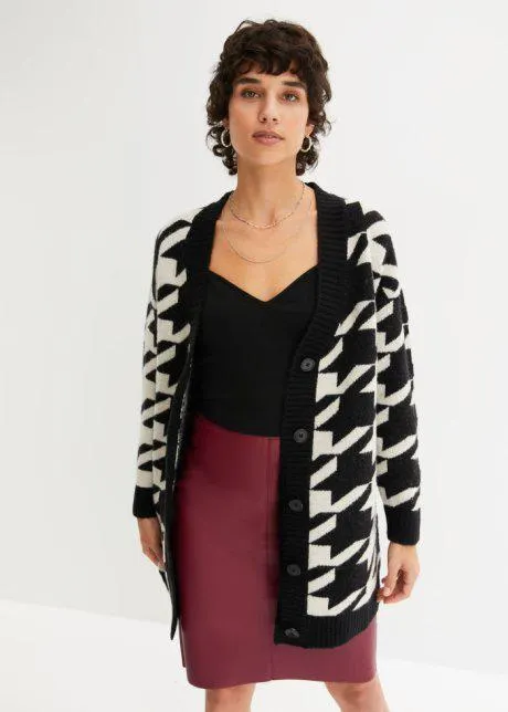 Cardigan lungo fantasia