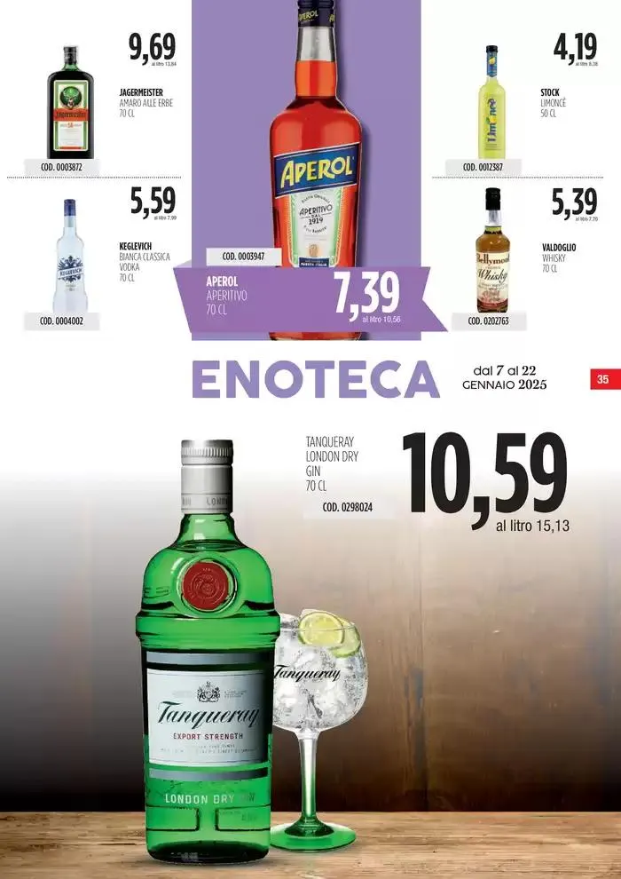 Offerte Carico Cash&Carry da 7 gennaio a 22 gennaio di 2025 - Pagina del volantino 35