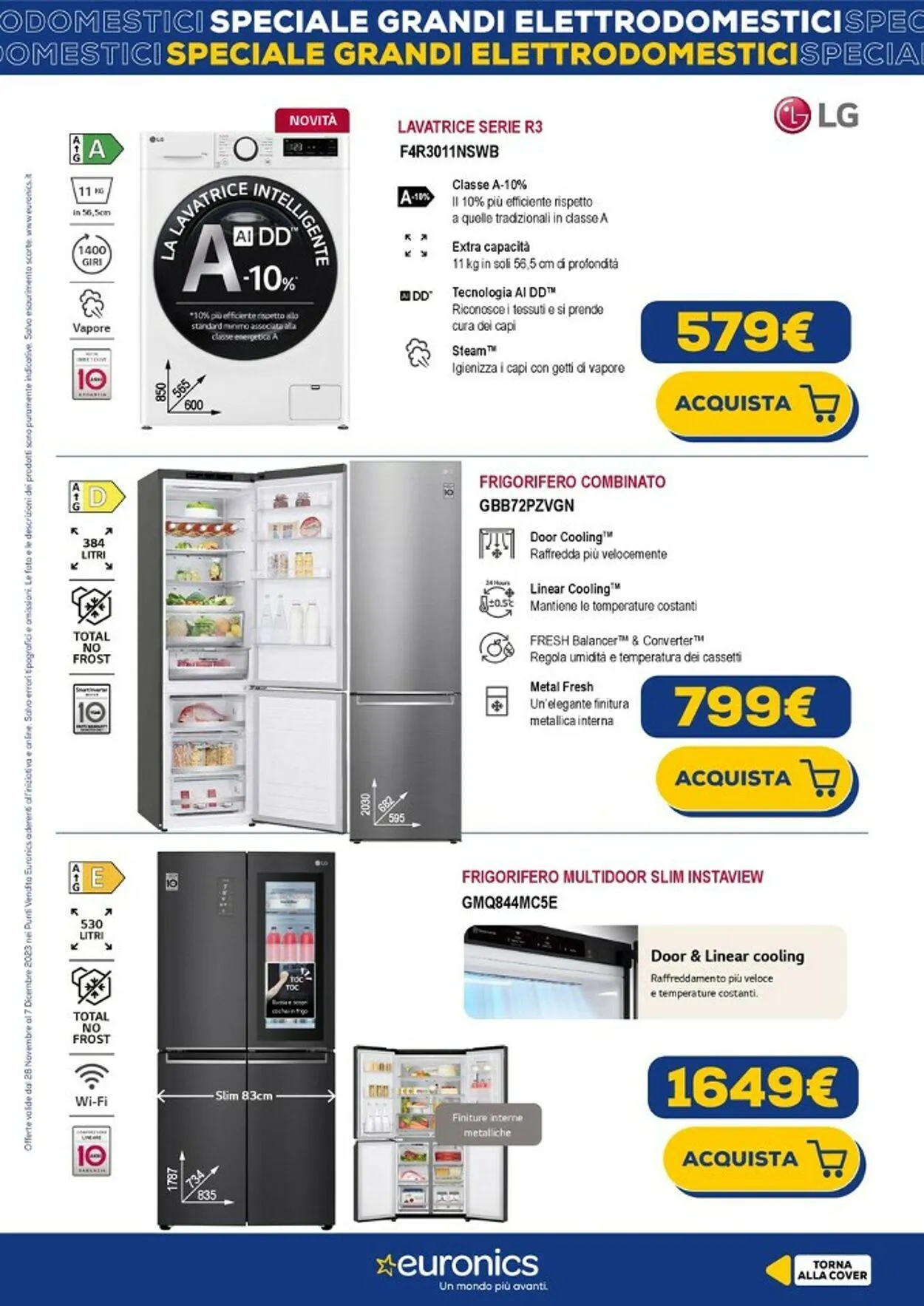 Euronics Volantino attuale da 28 novembre a 13 dicembre di 2023 - Pagina del volantino 16