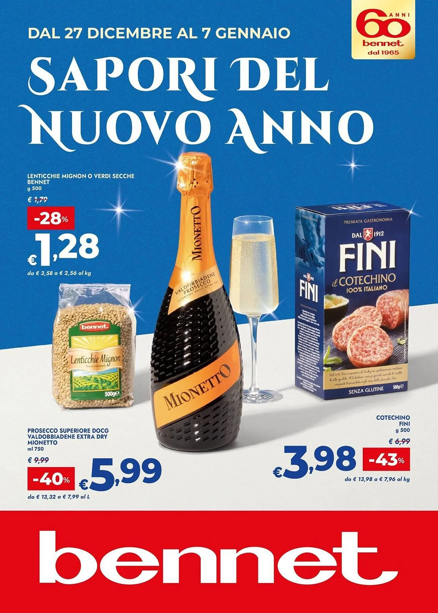 Volantino Bennet da 27 dicembre a 7 gennaio di 2026 - Pagina del volantino 1