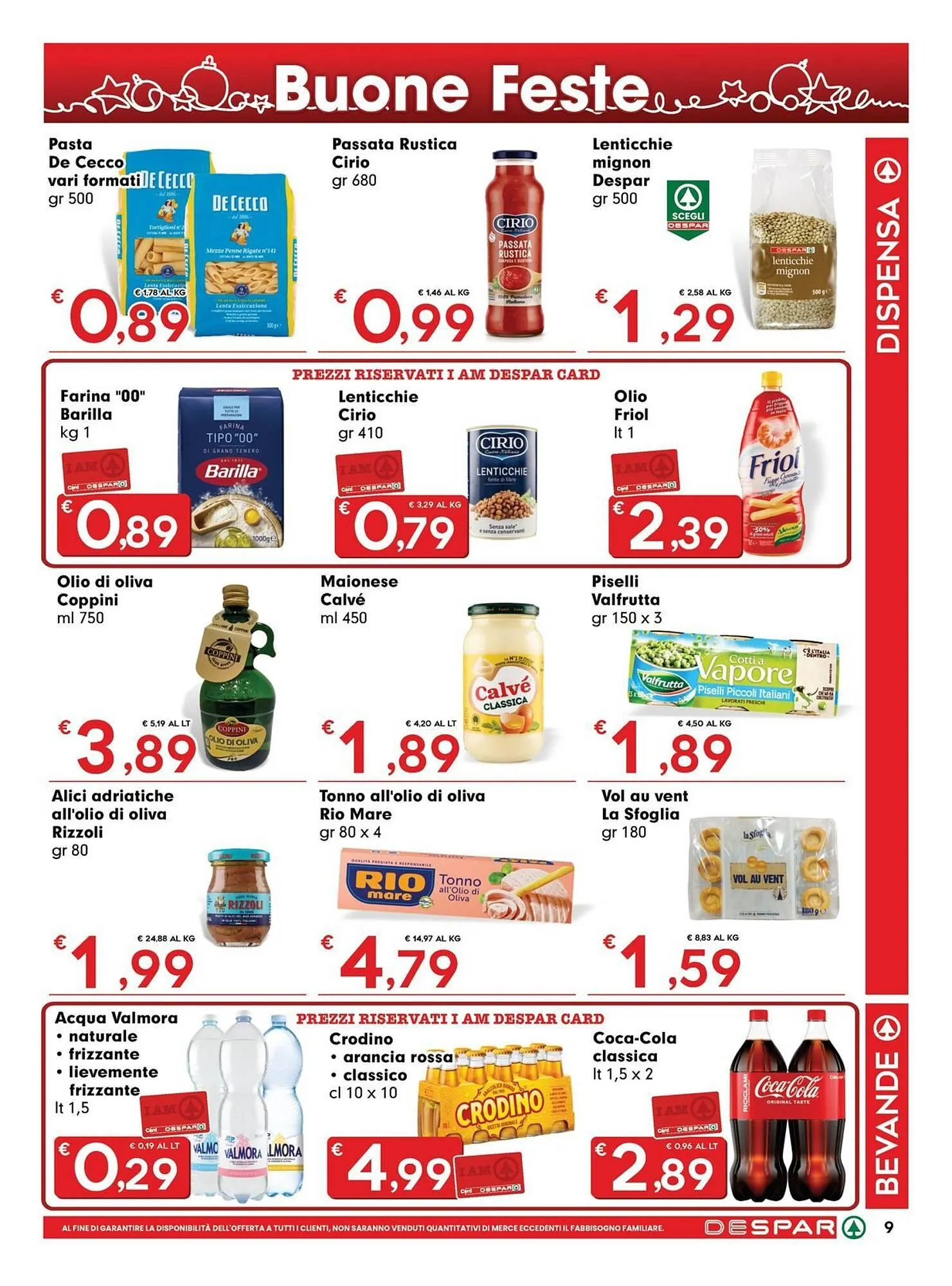 Volantino DeSpar Express da 18 dicembre a 31 dicembre di 2025 - Pagina del volantino 9