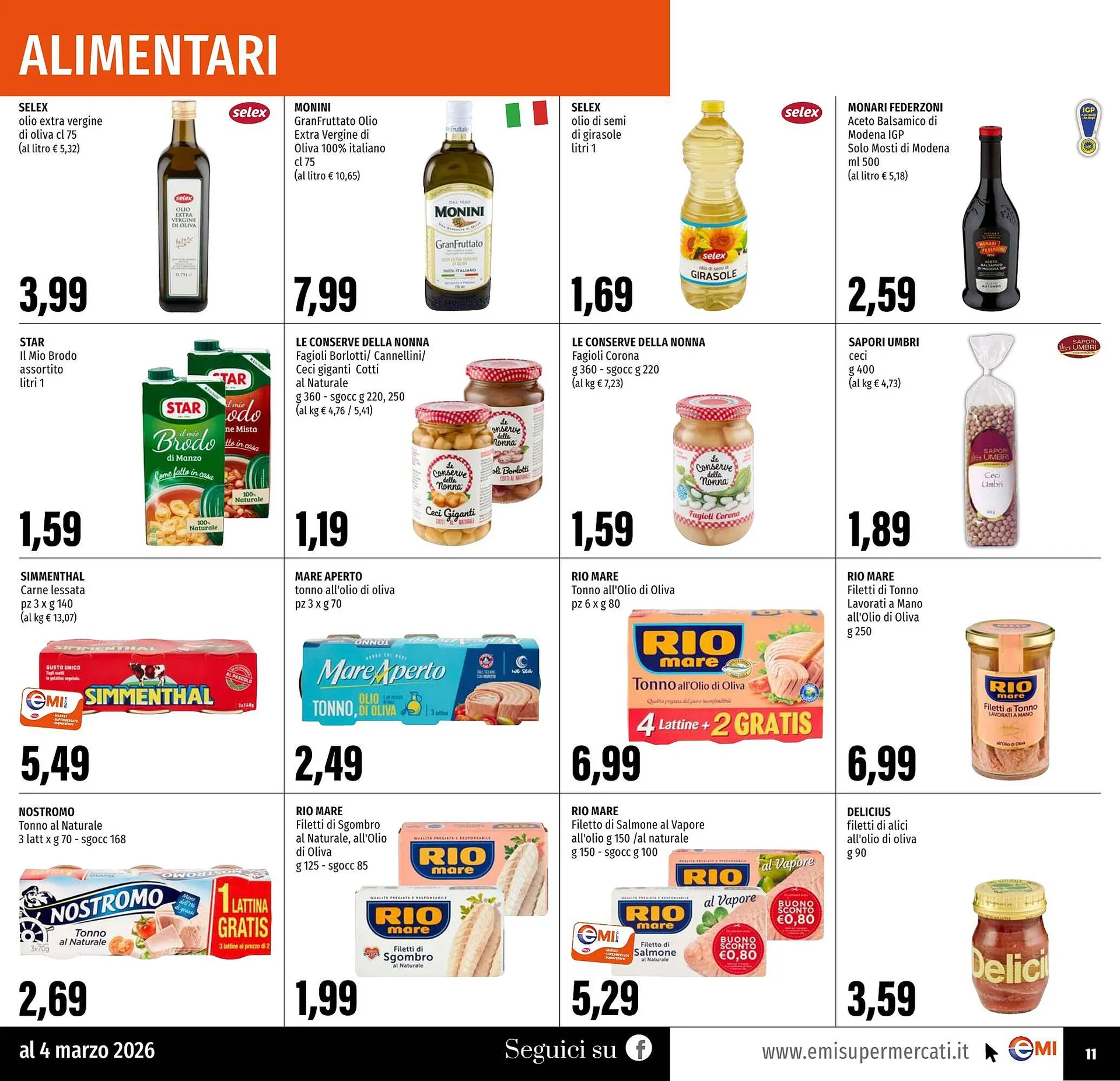 Volantino Emi Supermercati da 19 febbraio a 4 marzo di 2026 - Pagina del volantino 11
