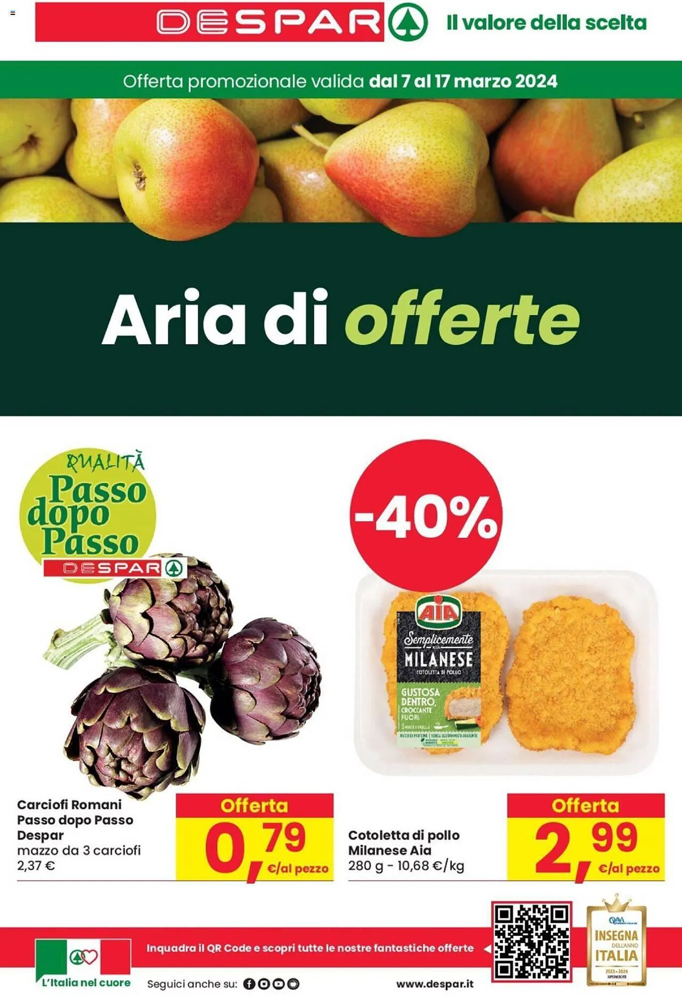 Volantino Despar da 7 marzo a 17 marzo di 2024 - Pagina del volantino 1