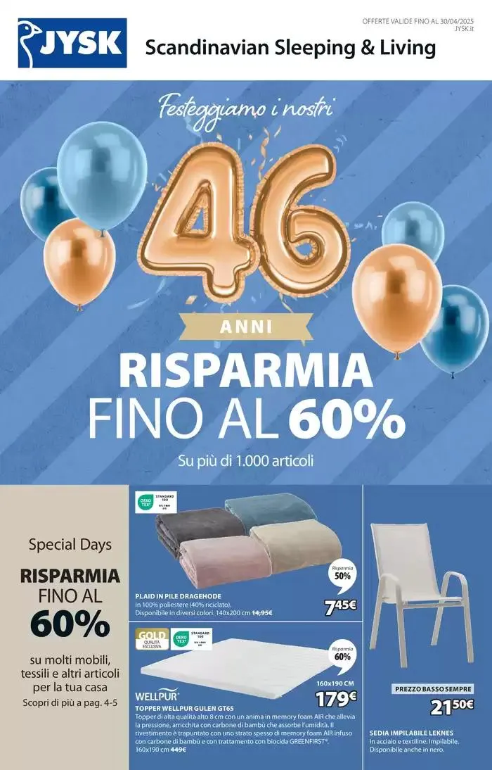 Festeggiamo i nostri 46 anni! da 20 marzo a 30 aprile di 2025 - Pagina del volantino 1