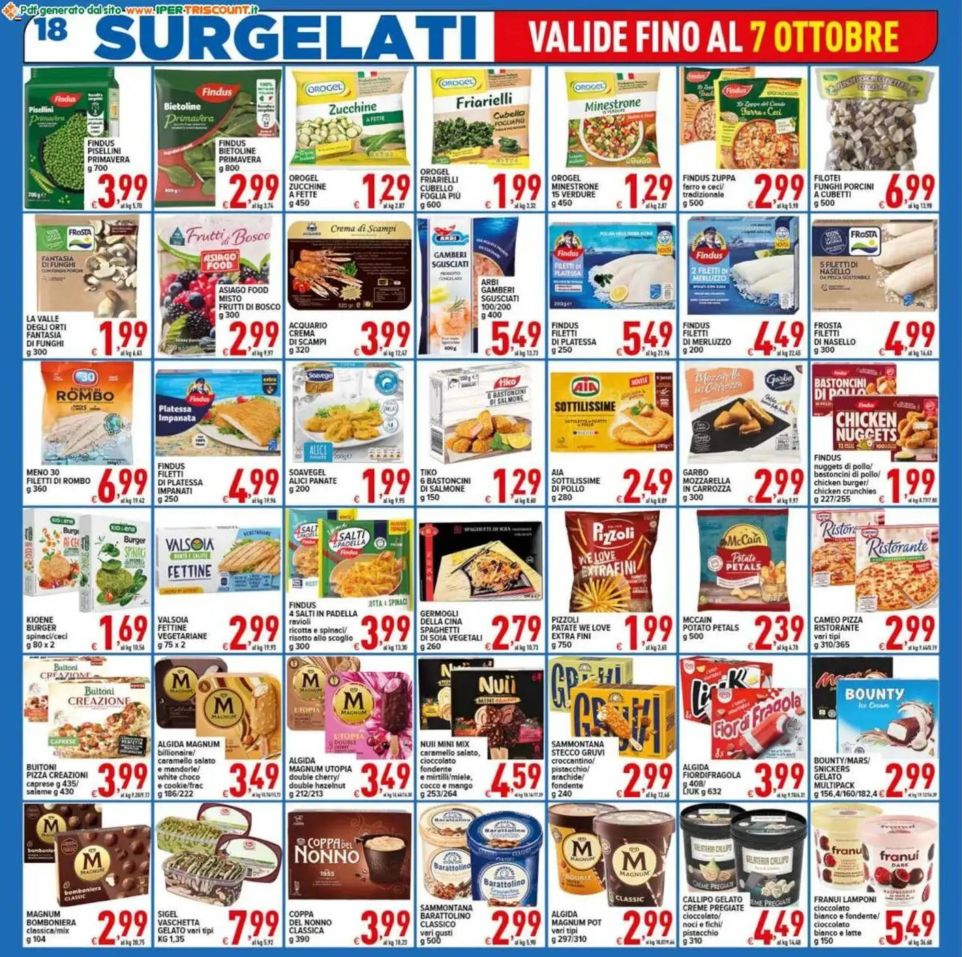 Volantino Iper Triscount da 26 settembre a 7 ottobre di 2025 - Pagina del volantino 18