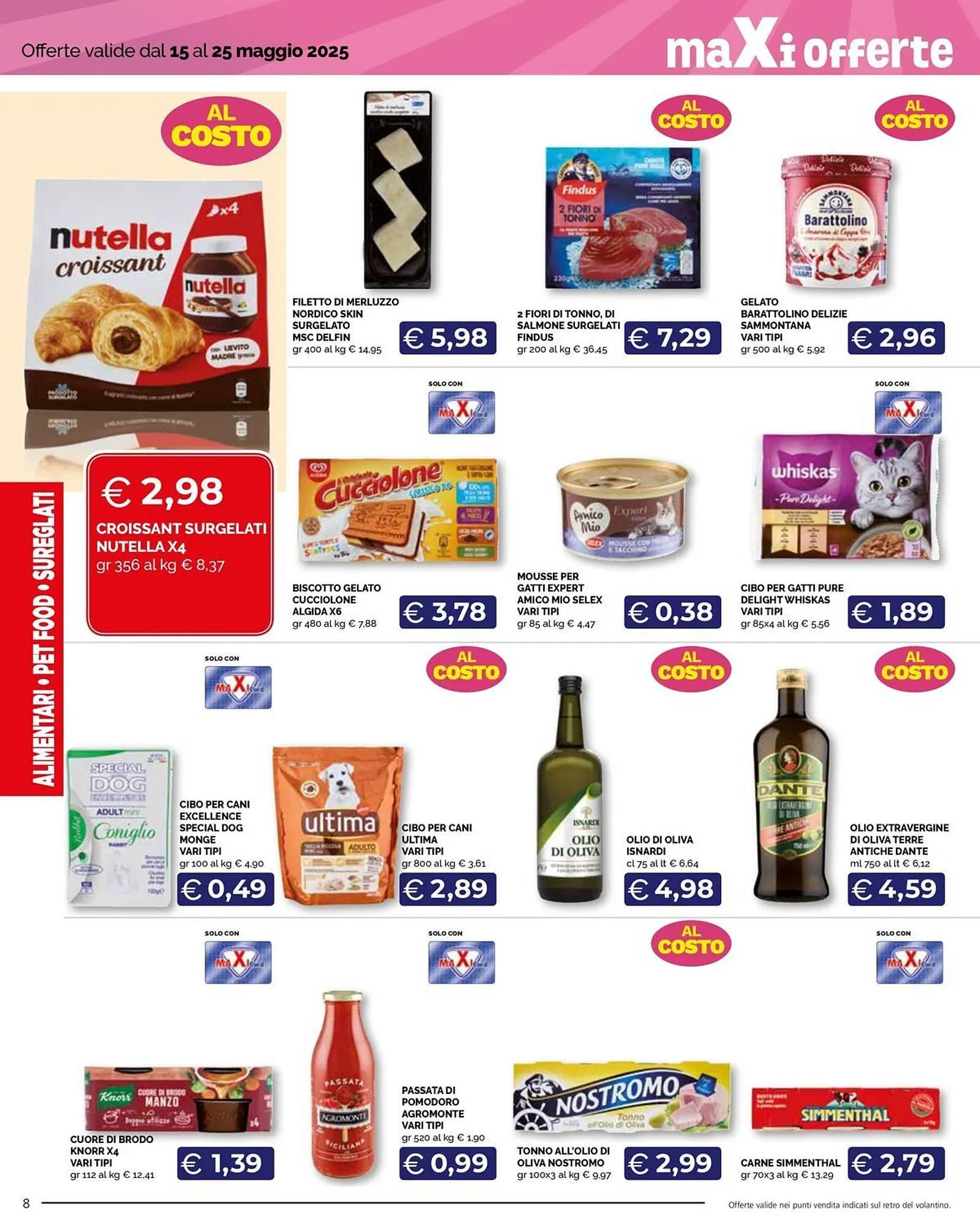 Volantino Maxisconto da 15 maggio a 25 maggio di 2025 - Pagina del volantino 8