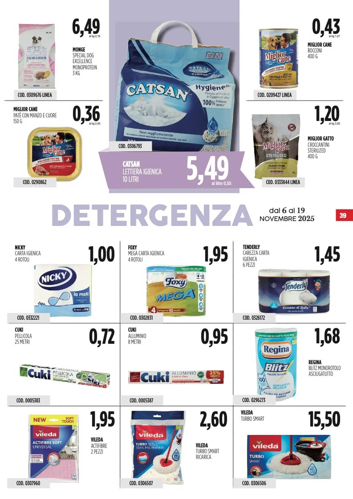 Volantino Carico Cash & Carry da 6 novembre a 19 novembre di 2025 - Pagina del volantino 39