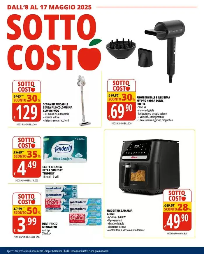 Sottocosto  da 8 maggio a 17 maggio di 2025 - Pagina del volantino 7