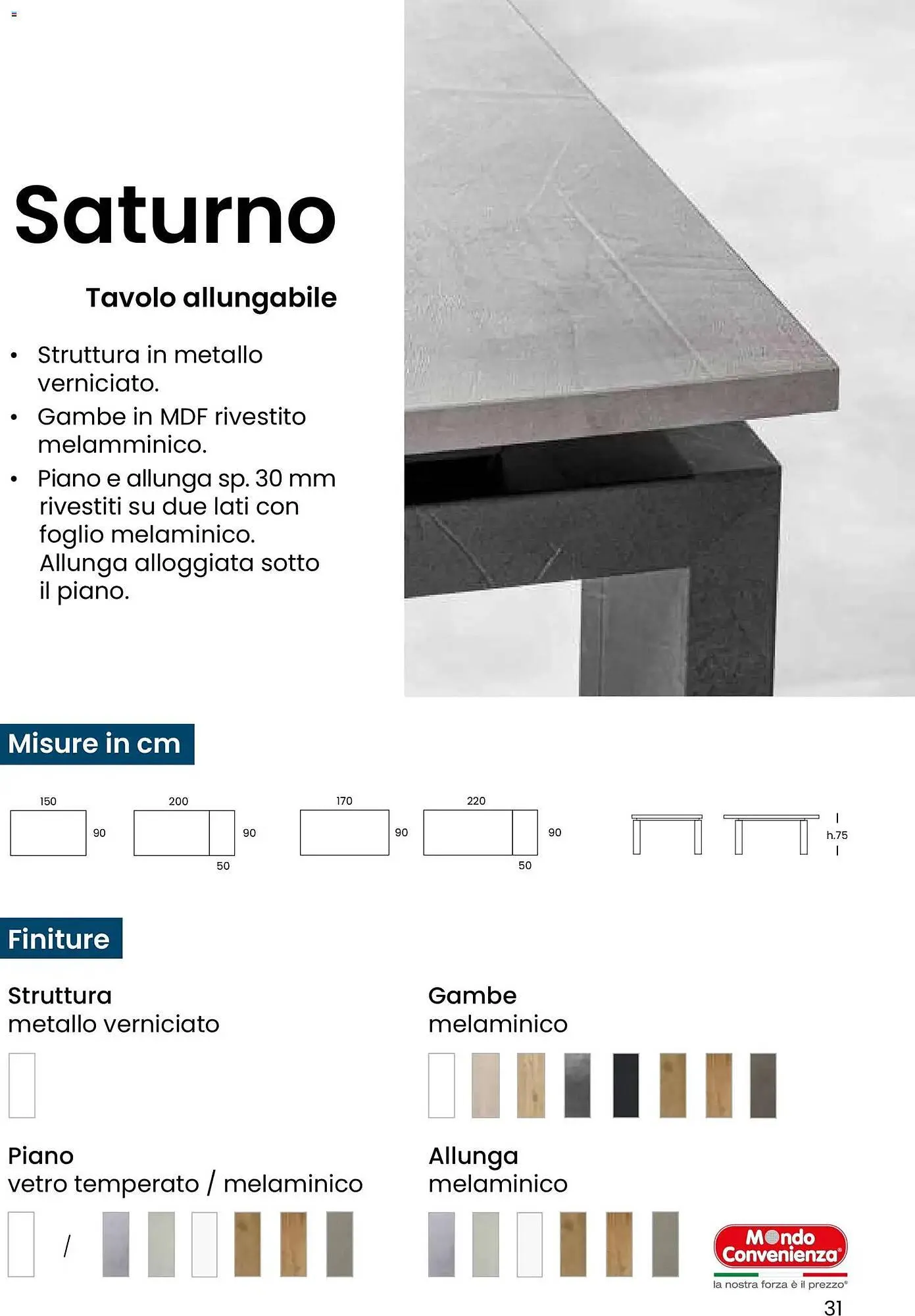 Volantino Mondo Convenienza da 28 ottobre a 31 dicembre di 2025 - Pagina del volantino 31