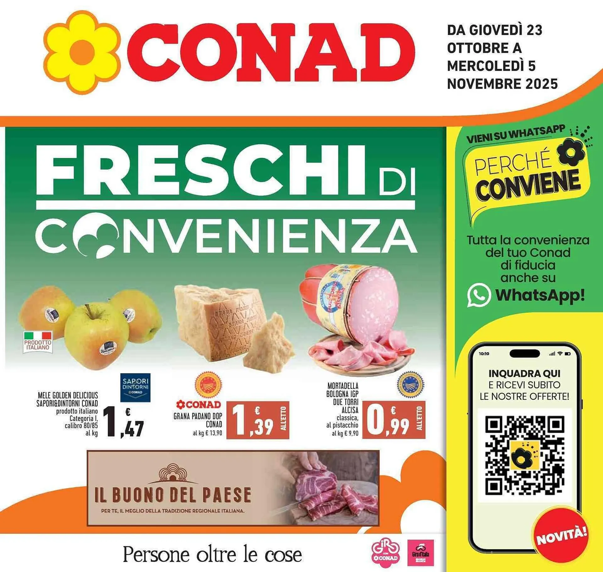 Volantino Conad da 23 ottobre a 5 novembre di 2025 - Pagina del volantino 1