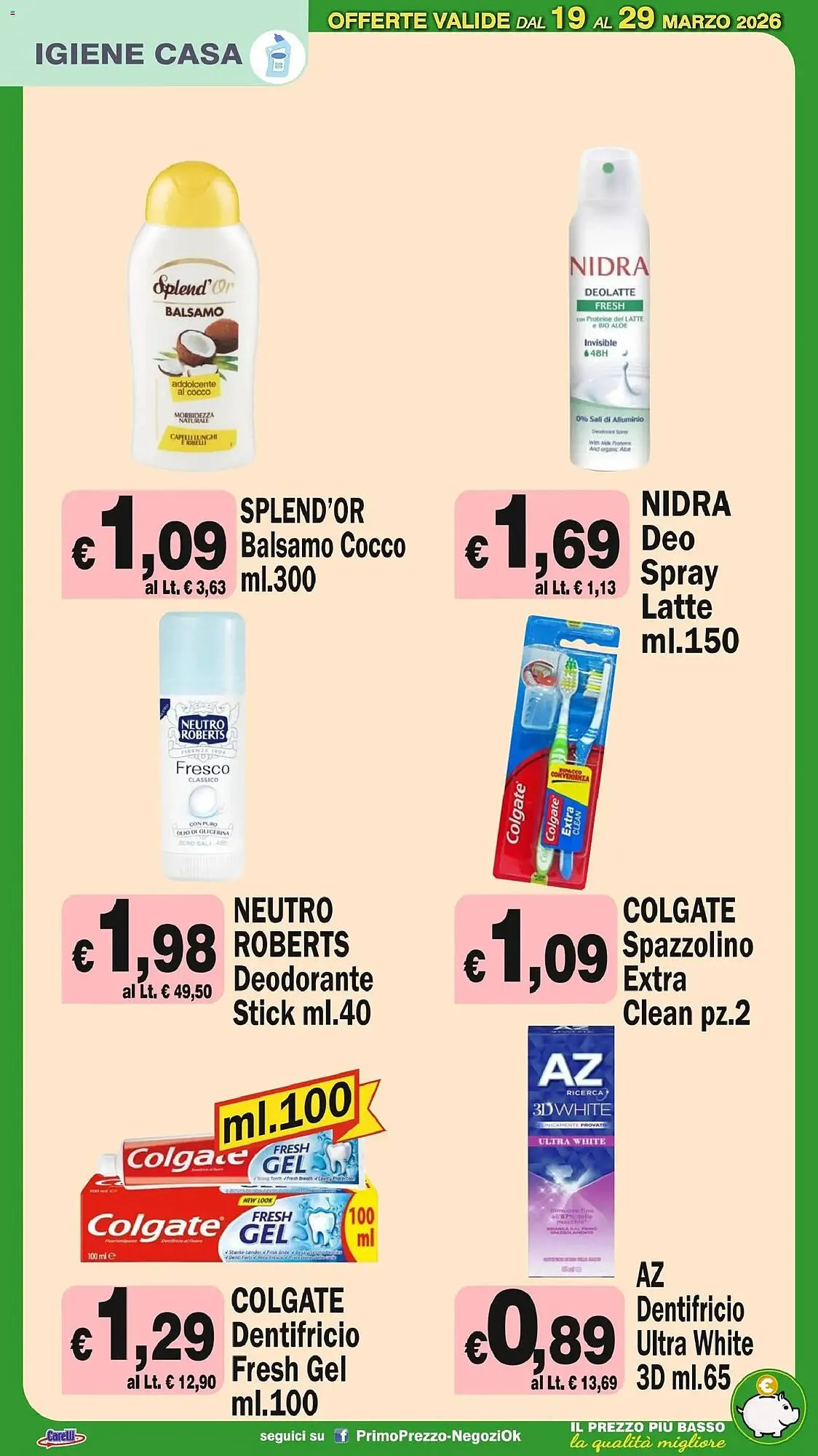 Volantino Primo Prezzo da 19 marzo a 29 marzo di 2026 - Pagina del volantino 28