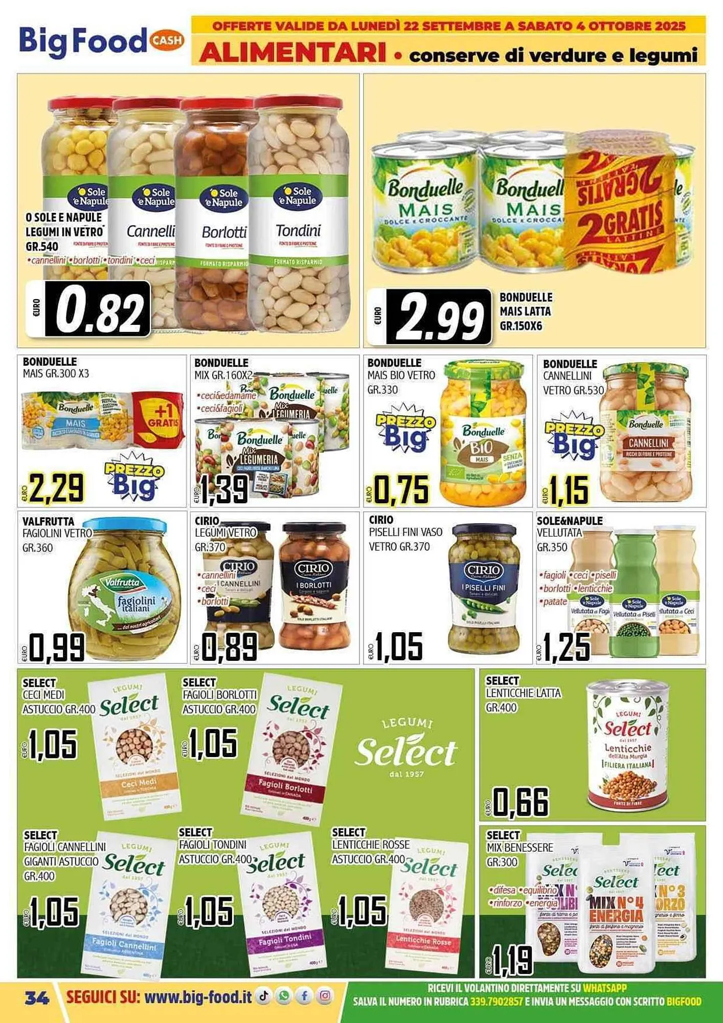 Volantino Big Food da 22 settembre a 4 ottobre di 2025 - Pagina del volantino 34