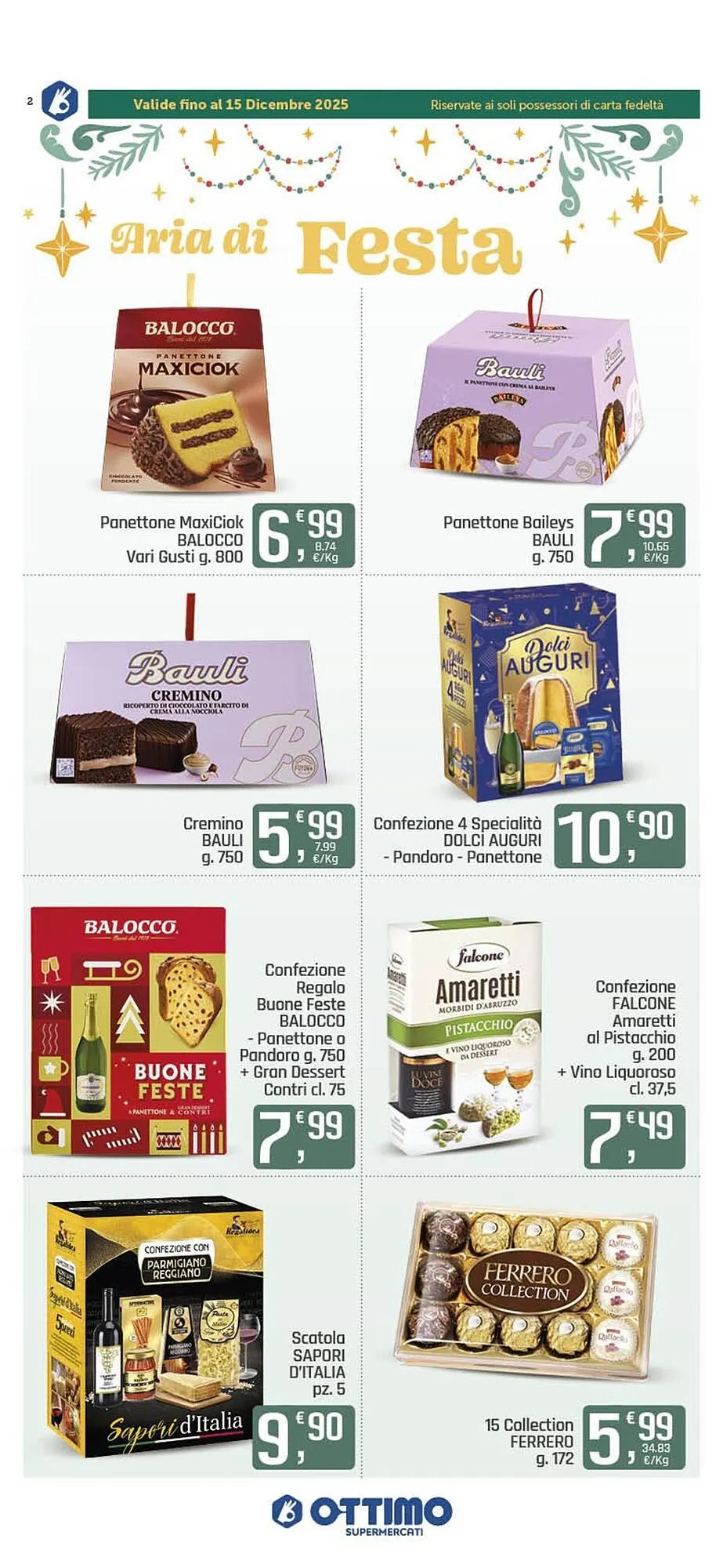 Volantino Ottimo Market da 3 dicembre a 15 dicembre di 2025 - Pagina del volantino 2